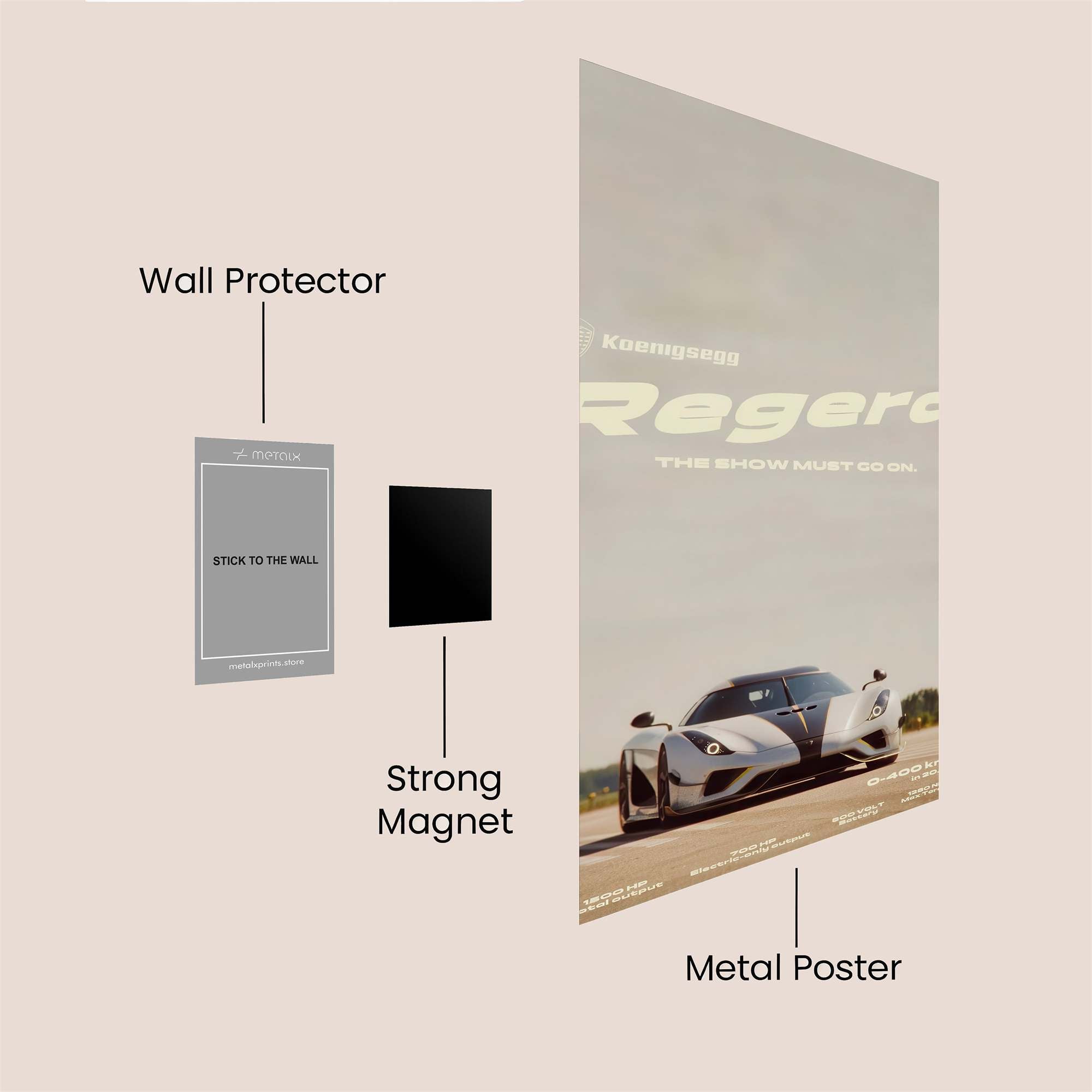 Regera Resolute Safe Wall Magnetic / M