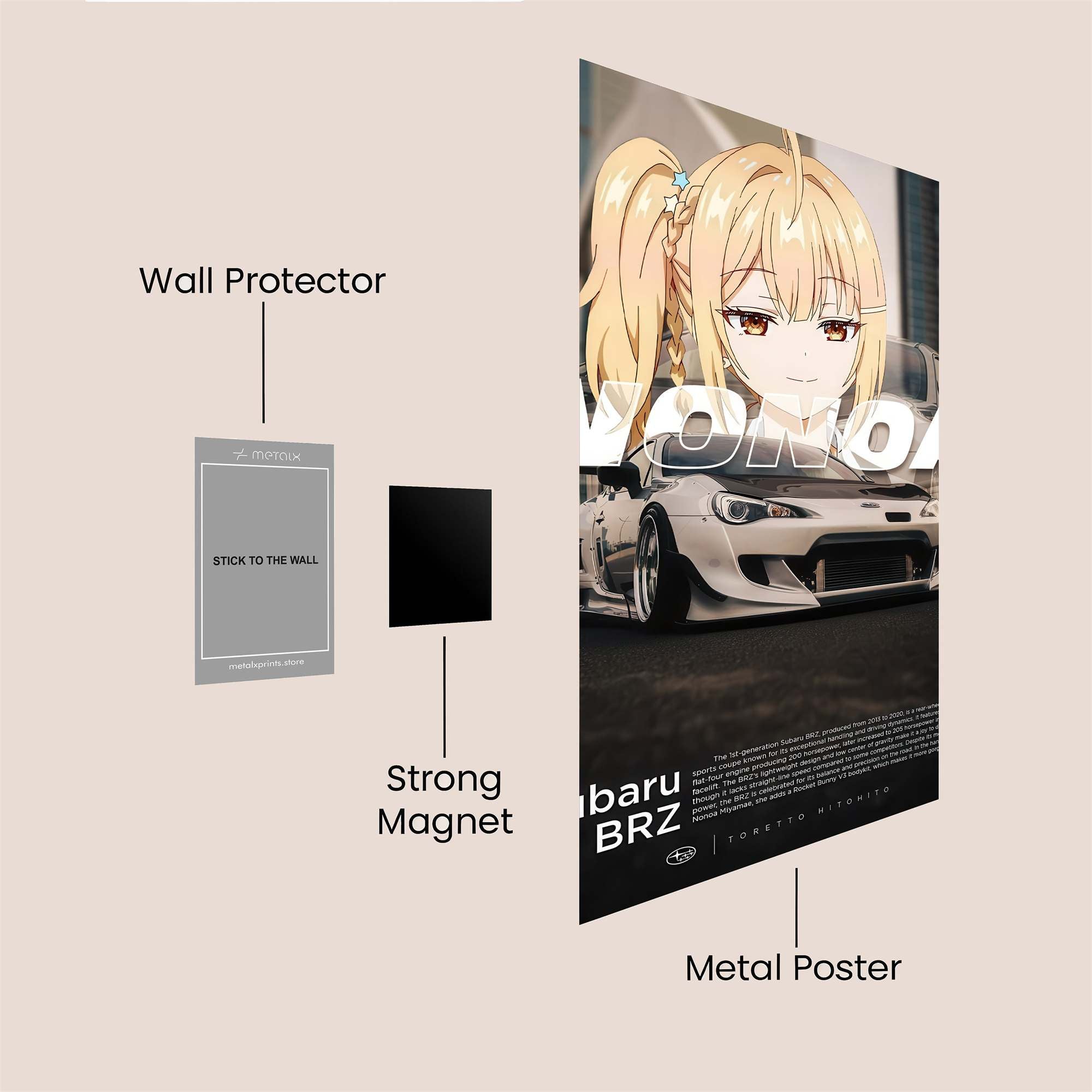 Nonoka Velocity Safe Wall Magnetic / M