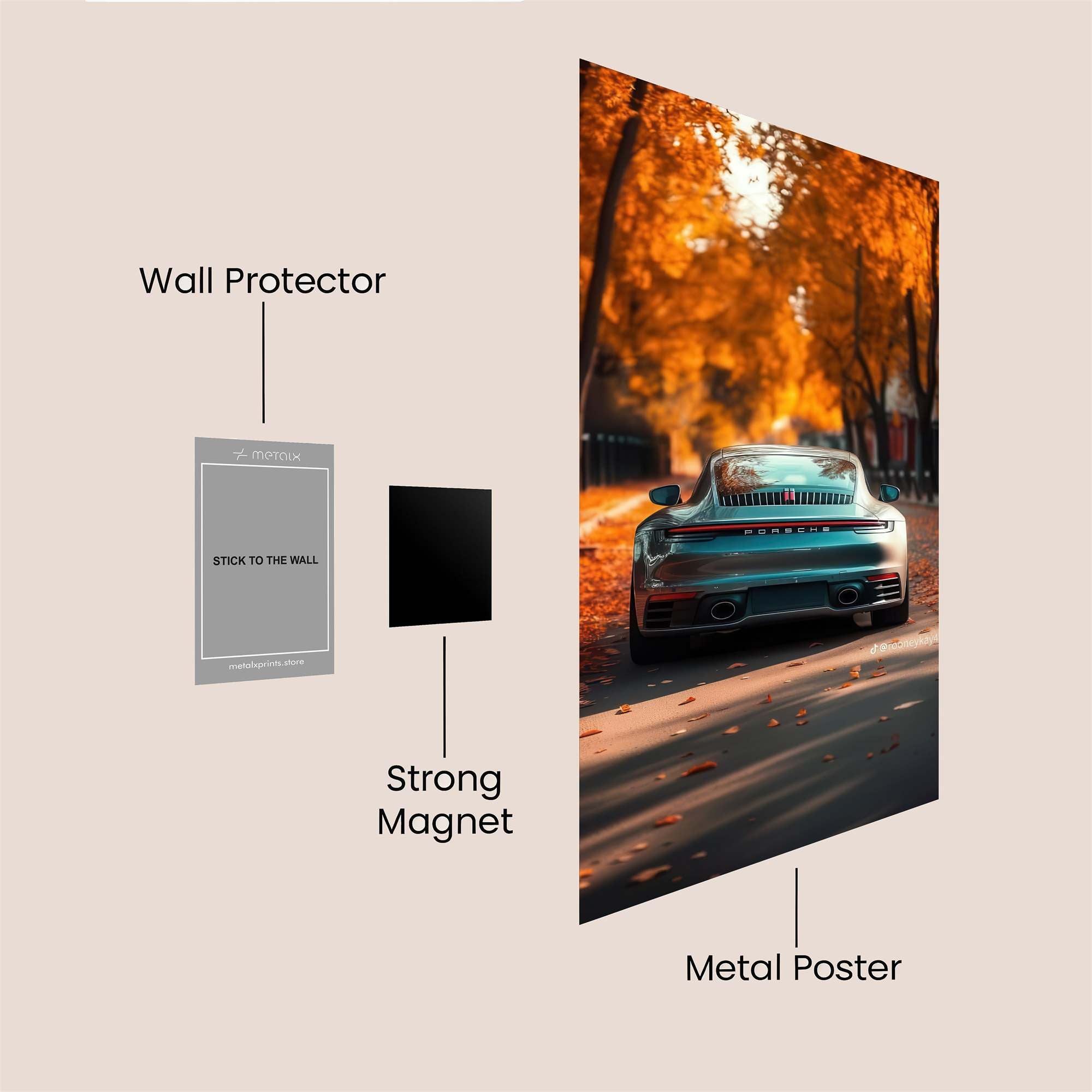 Porsche Serenity Safe Wall Magnetic / M