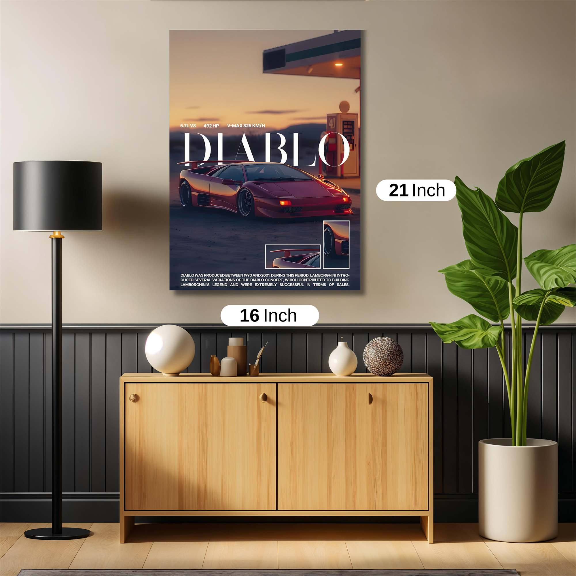 Diablo Dream Safe Wall Magnetic / M