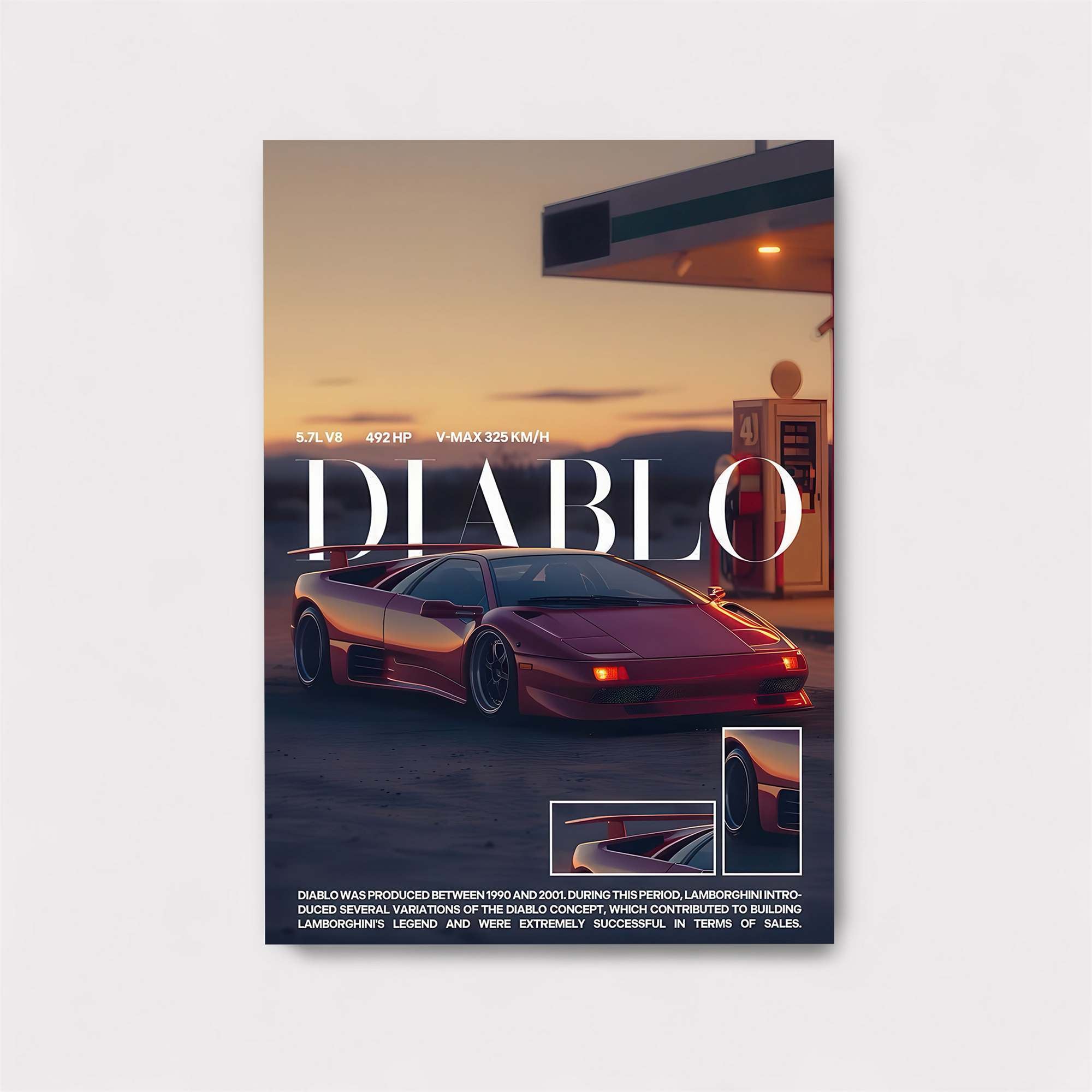 Diablo Dream Safe Wall Magnetic / M