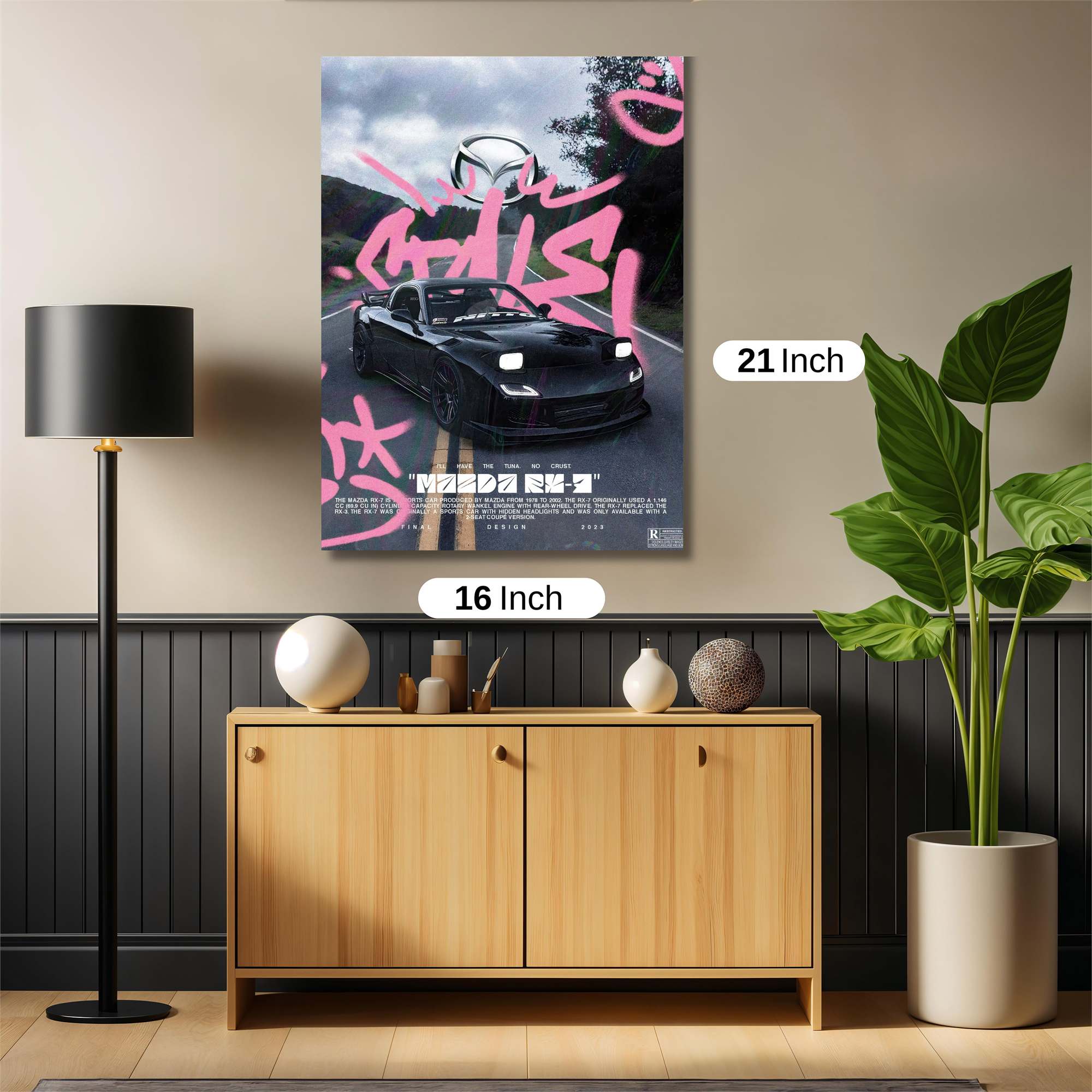 Mazda Maniac Safe Wall Magnetic / M