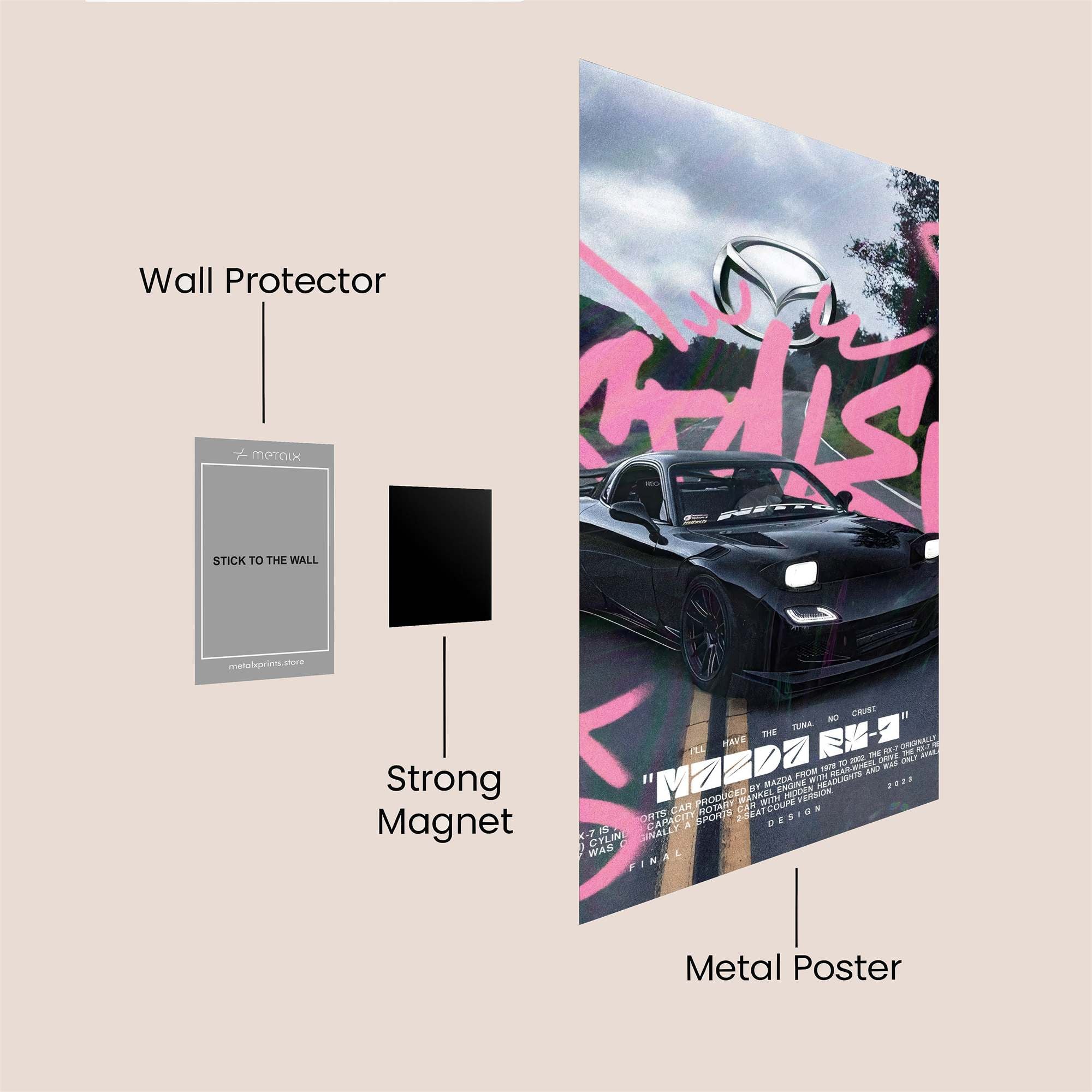 Mazda Maniac Safe Wall Magnetic / M