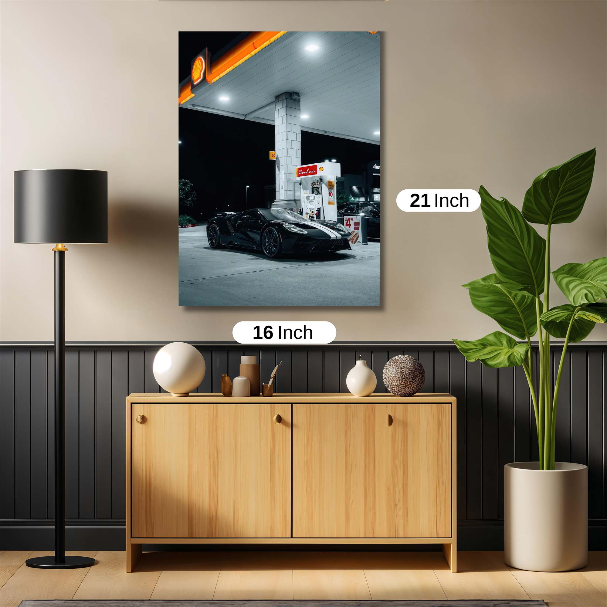 Night Sleek Safe Wall Magnetic / M