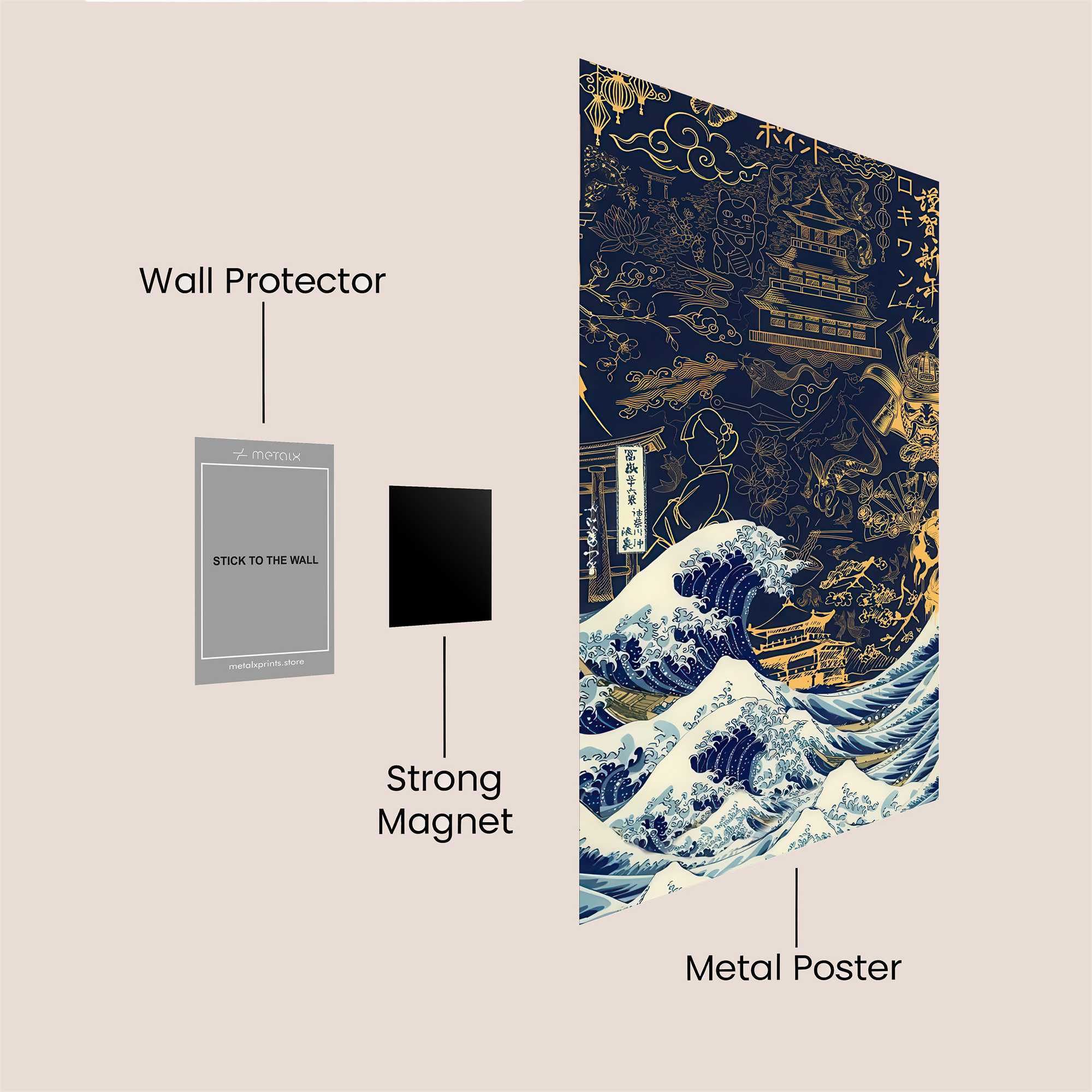 Wave Serenity Safe Wall Magnetic / M