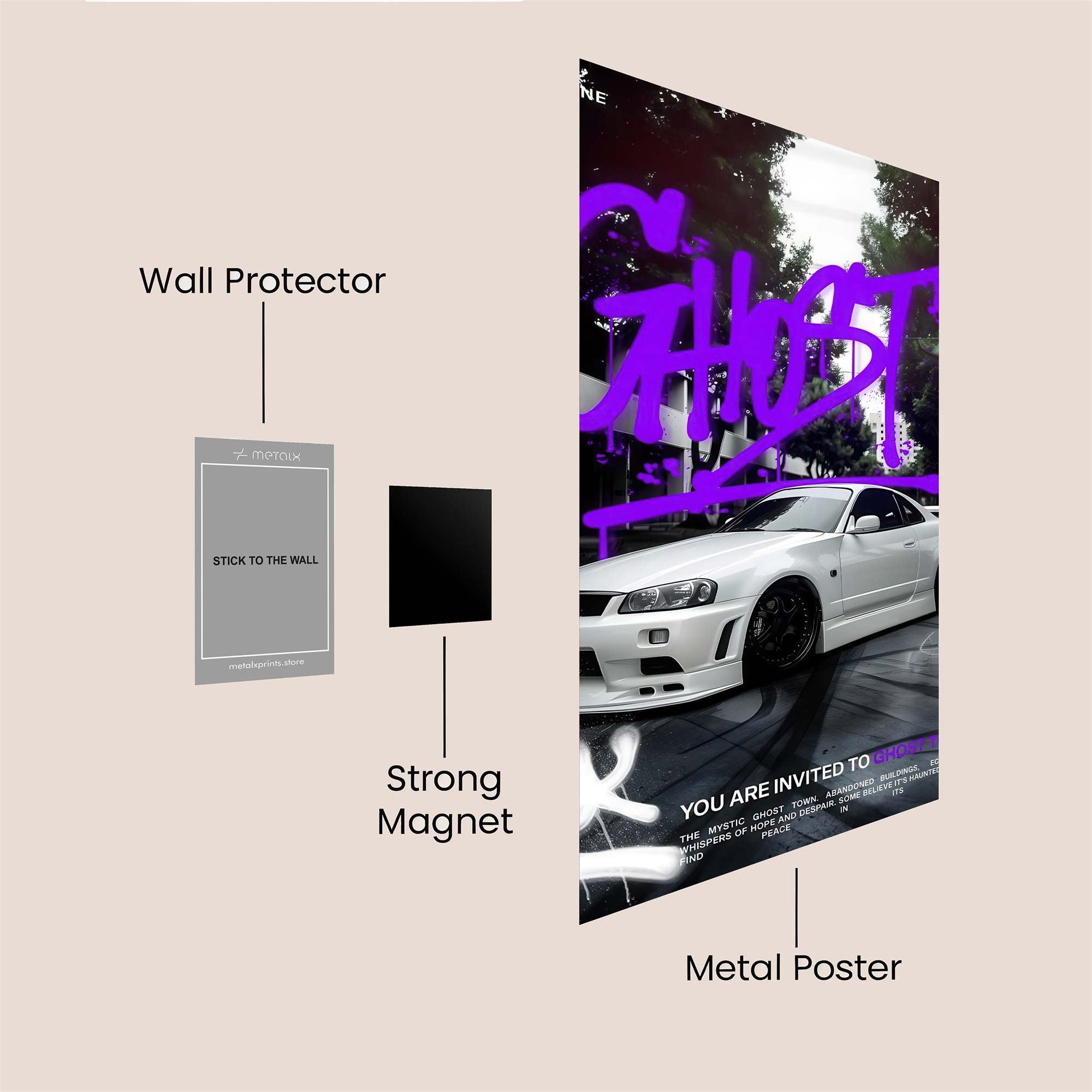 Ghost Whisper Safe Wall Magnetic / M