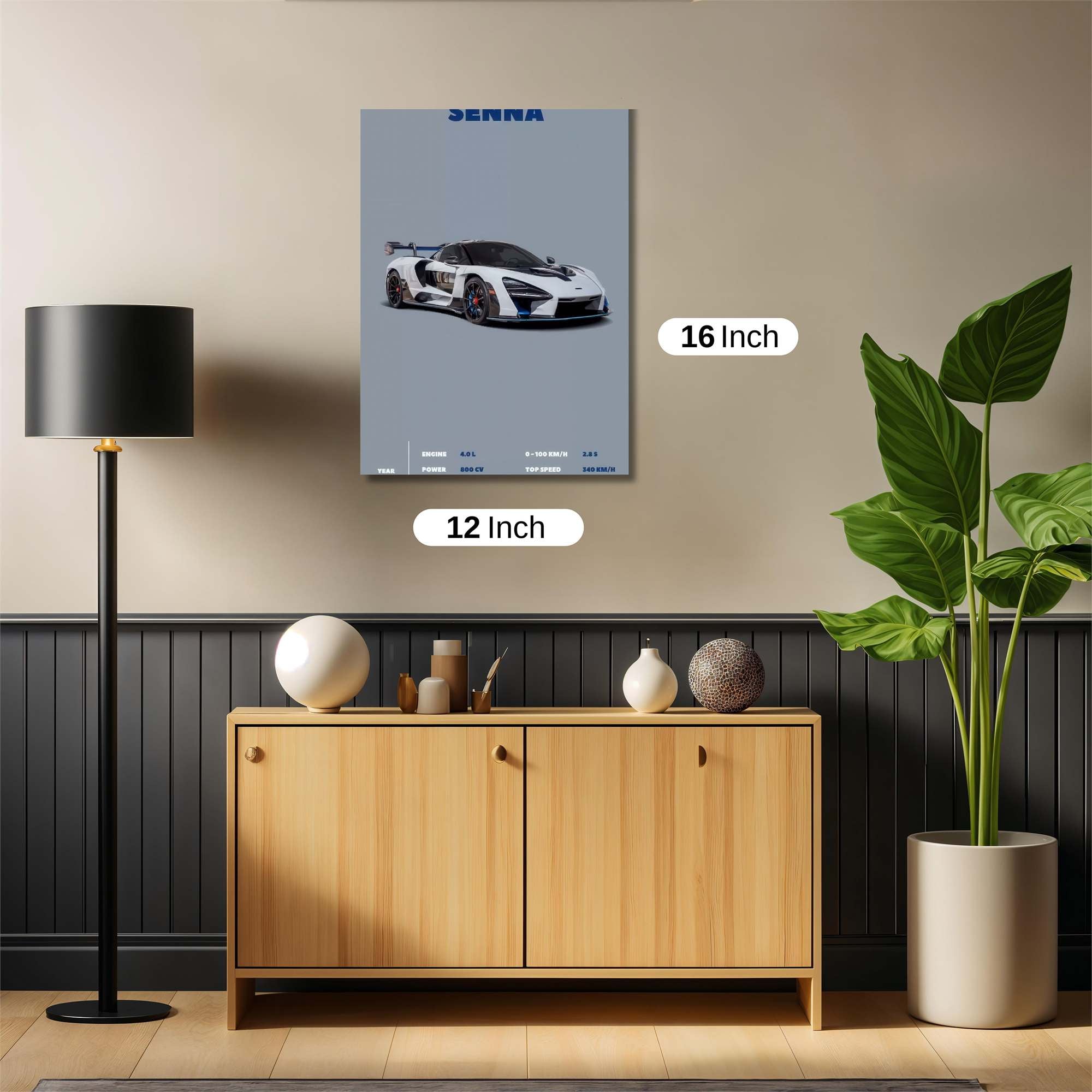 Senna Surge Safe Wall Magnetic / M