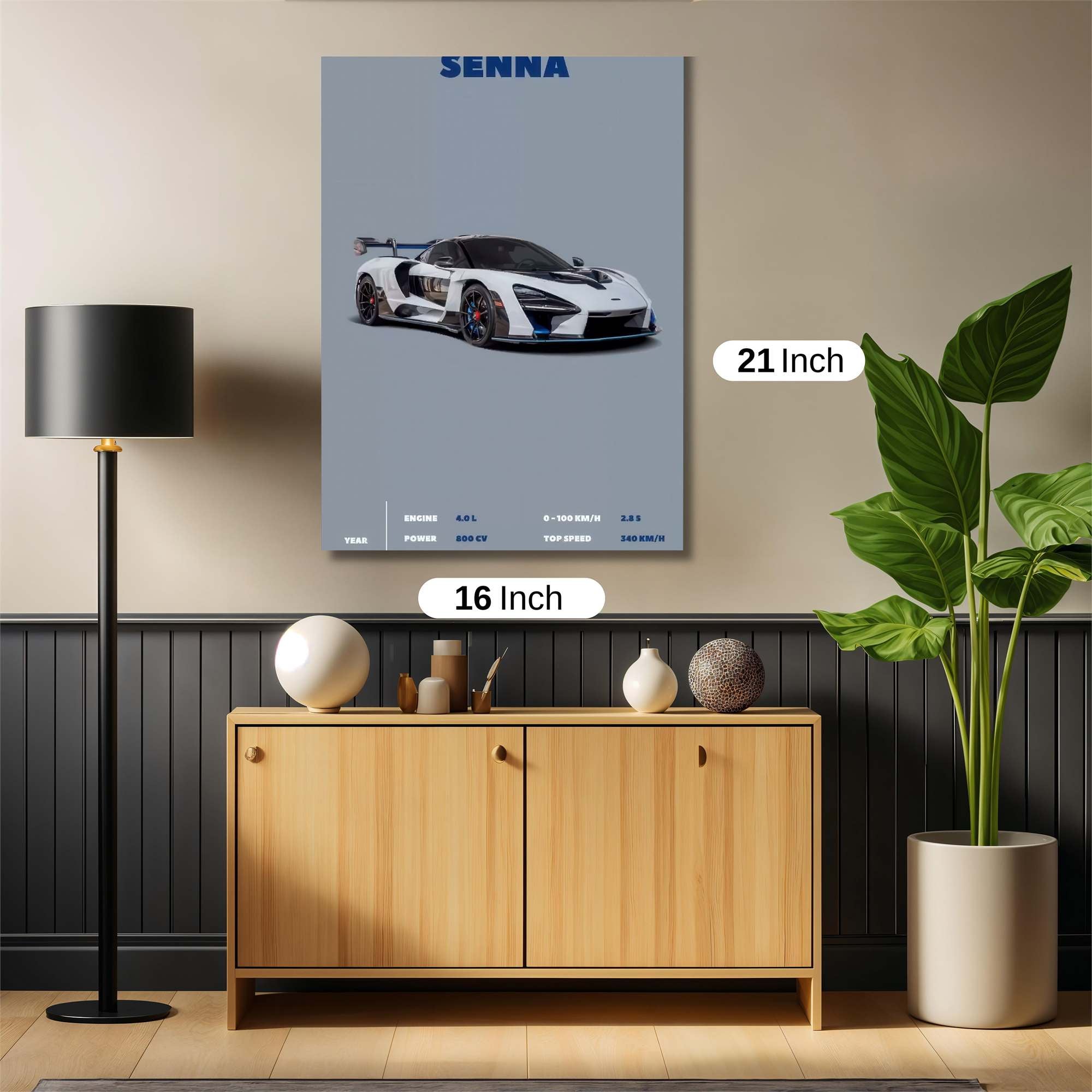 Senna Surge Safe Wall Magnetic / M