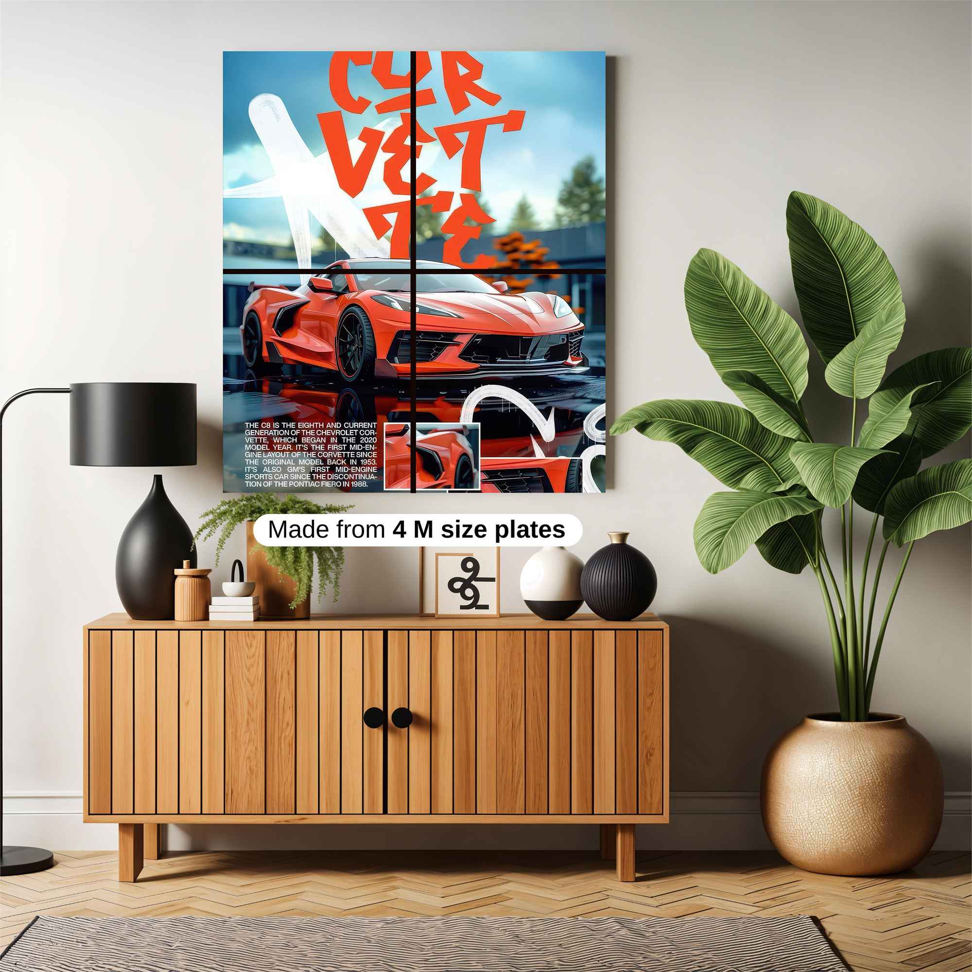 Corvette Fierce Safe Wall Magnetic / M