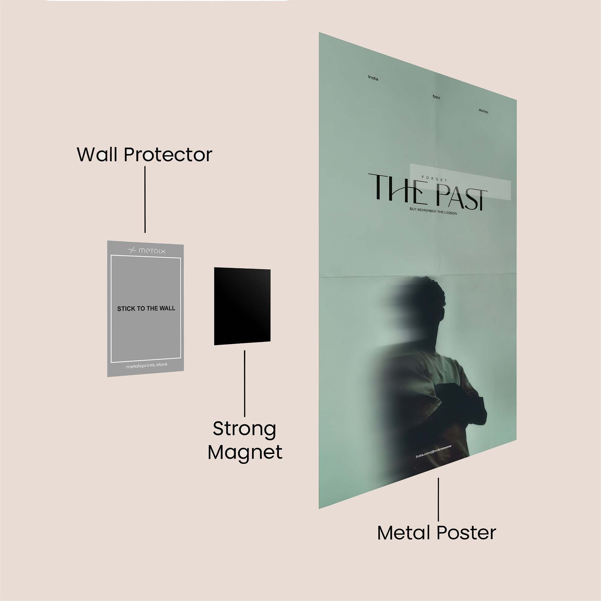 Past Echoes Safe Wall Magnetic / M