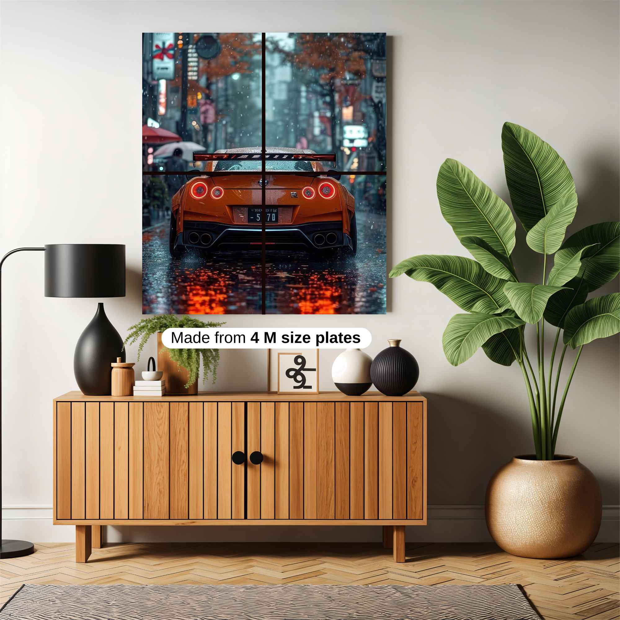 Godzilla Neon Safe Wall Magnetic / M