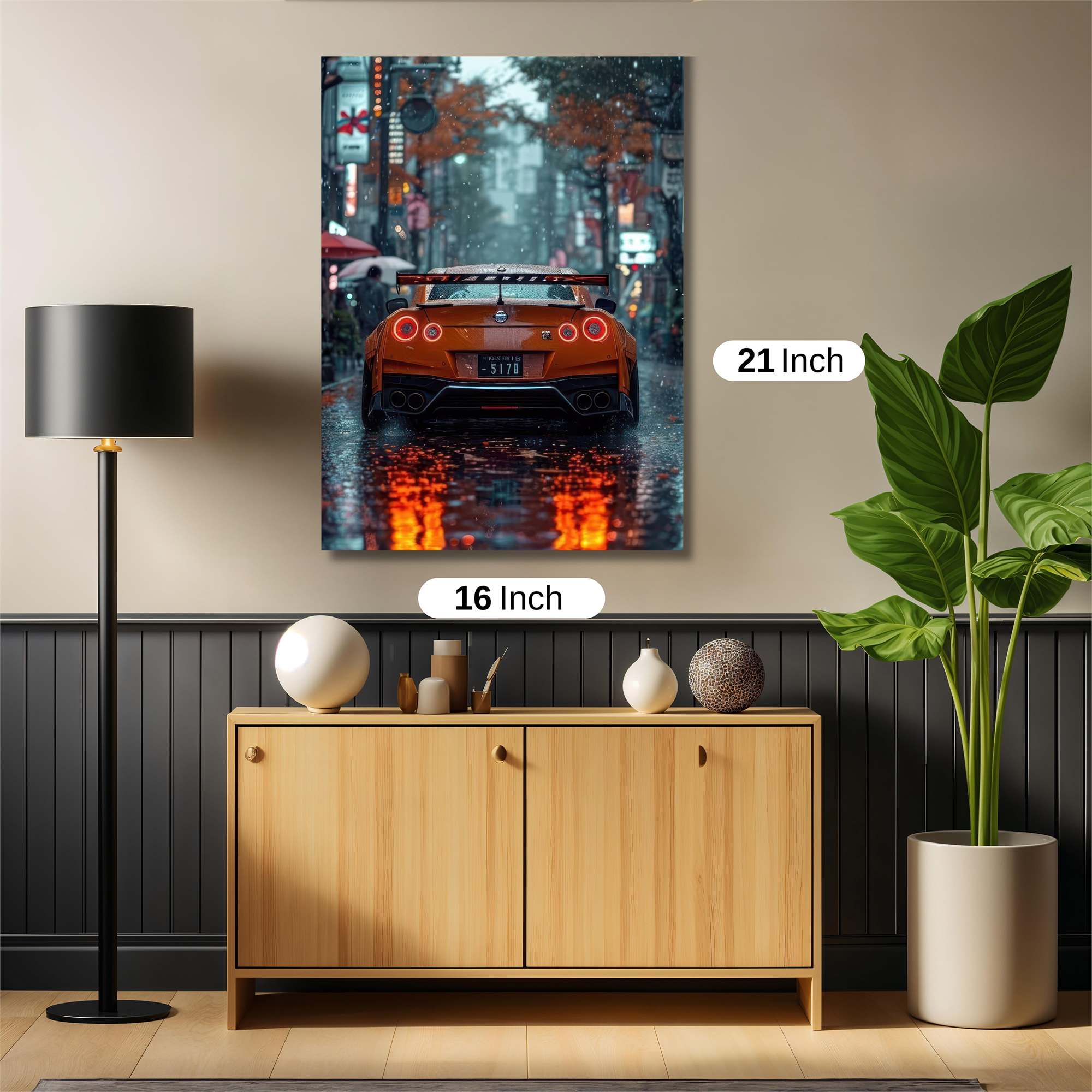 Godzilla Neon Safe Wall Magnetic / M