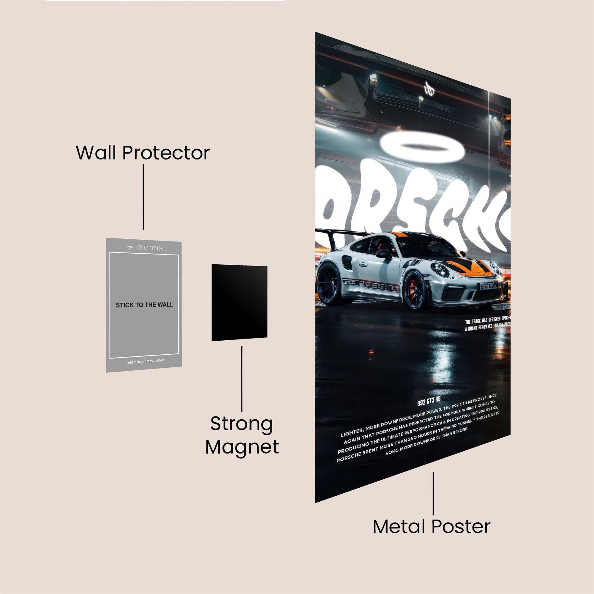 Porsche Velocity Safe Wall Magnetic / M