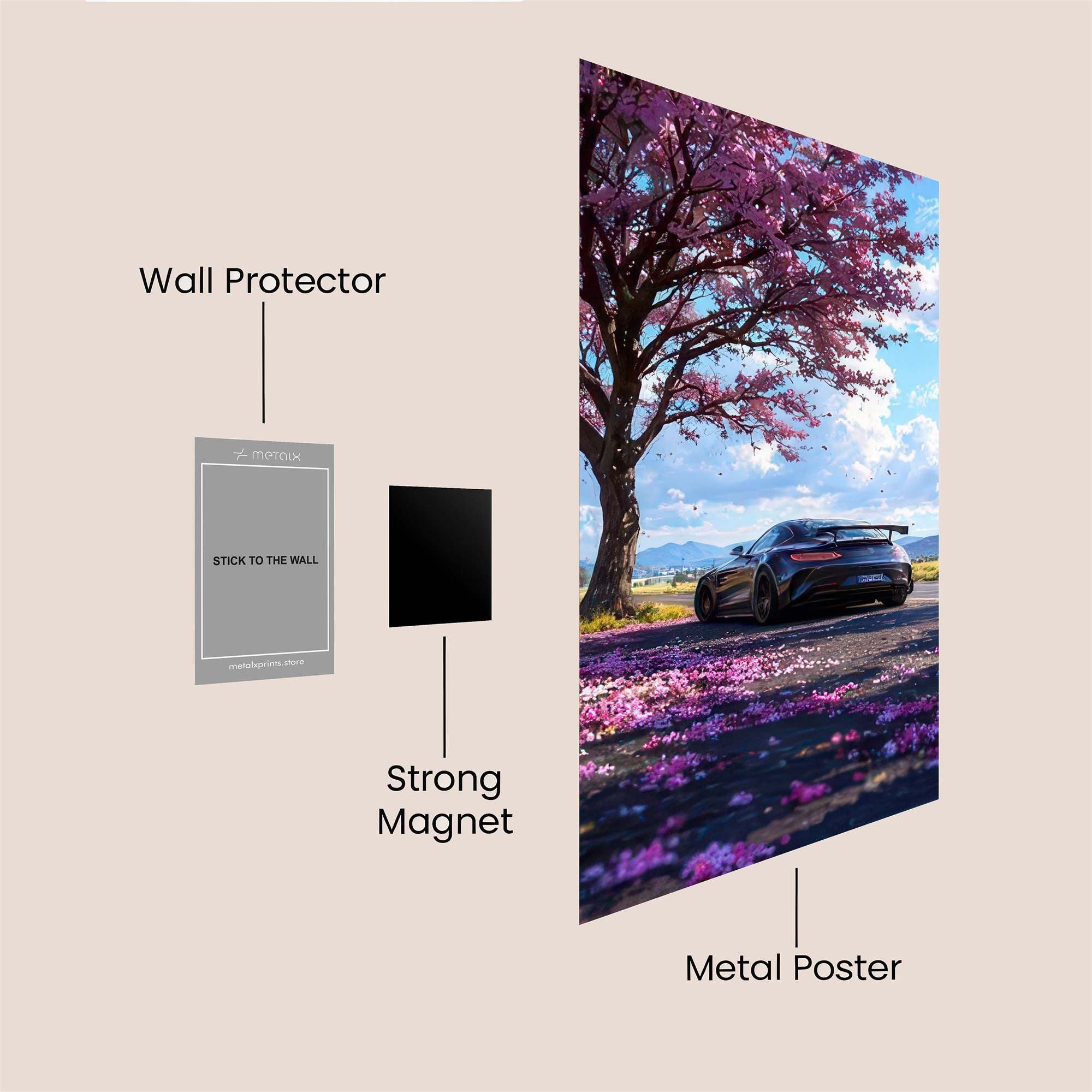 Mercedes Serene Safe Wall Magnetic / M