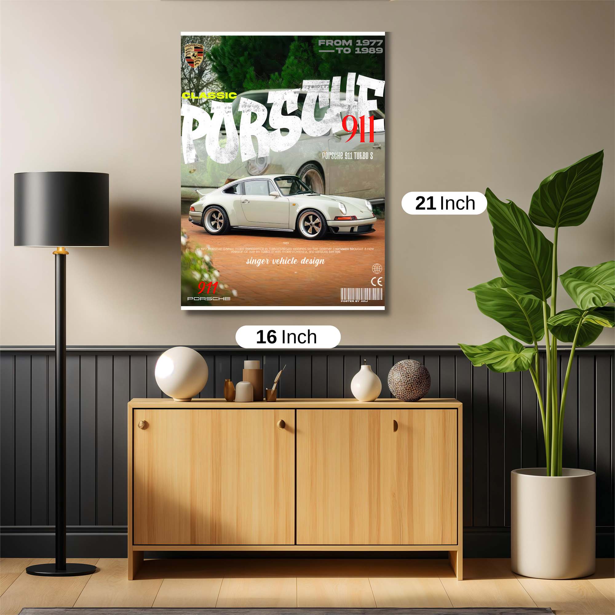 Porsche Passion Safe Wall Magnetic / M