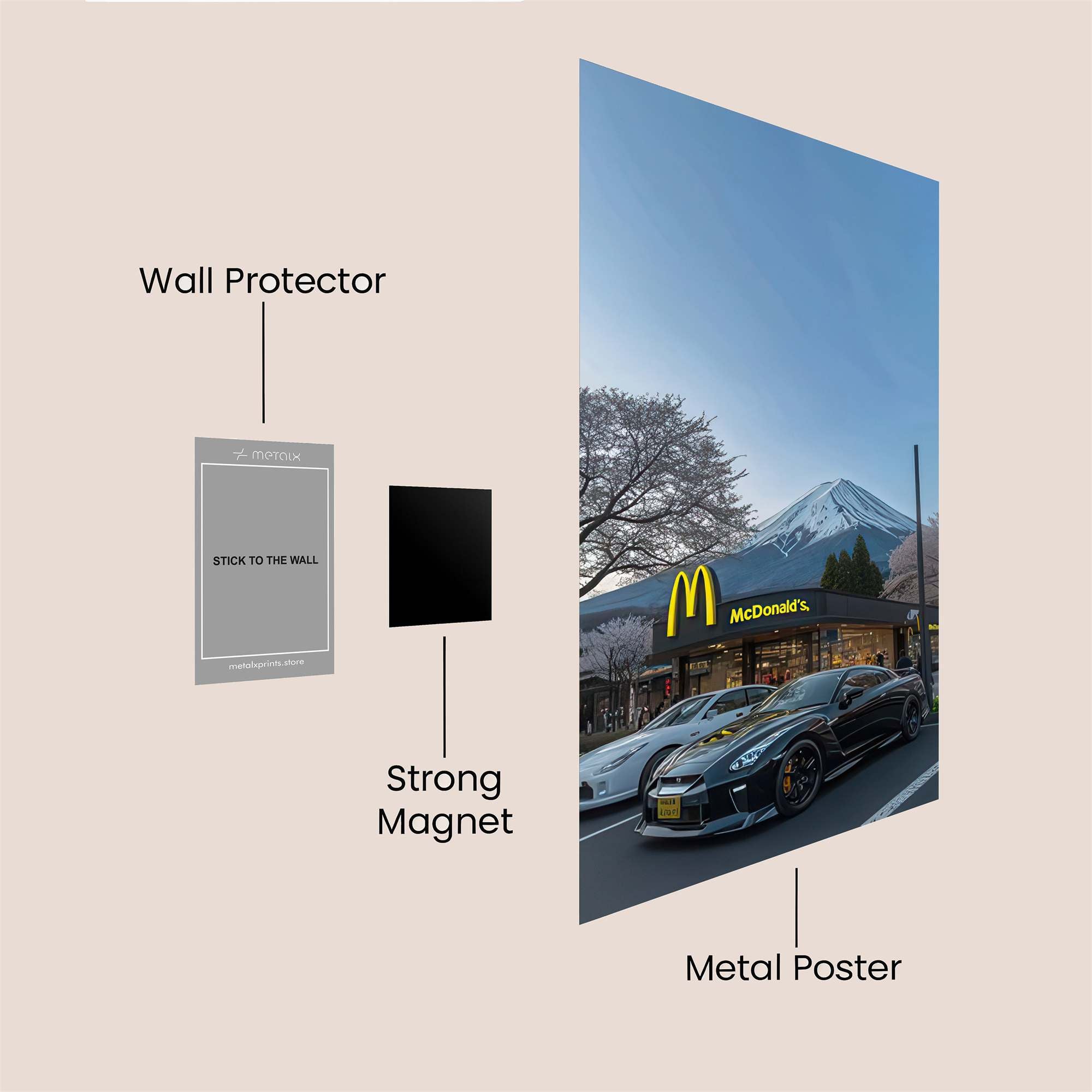 Fuji Feast Safe Wall Magnetic / M