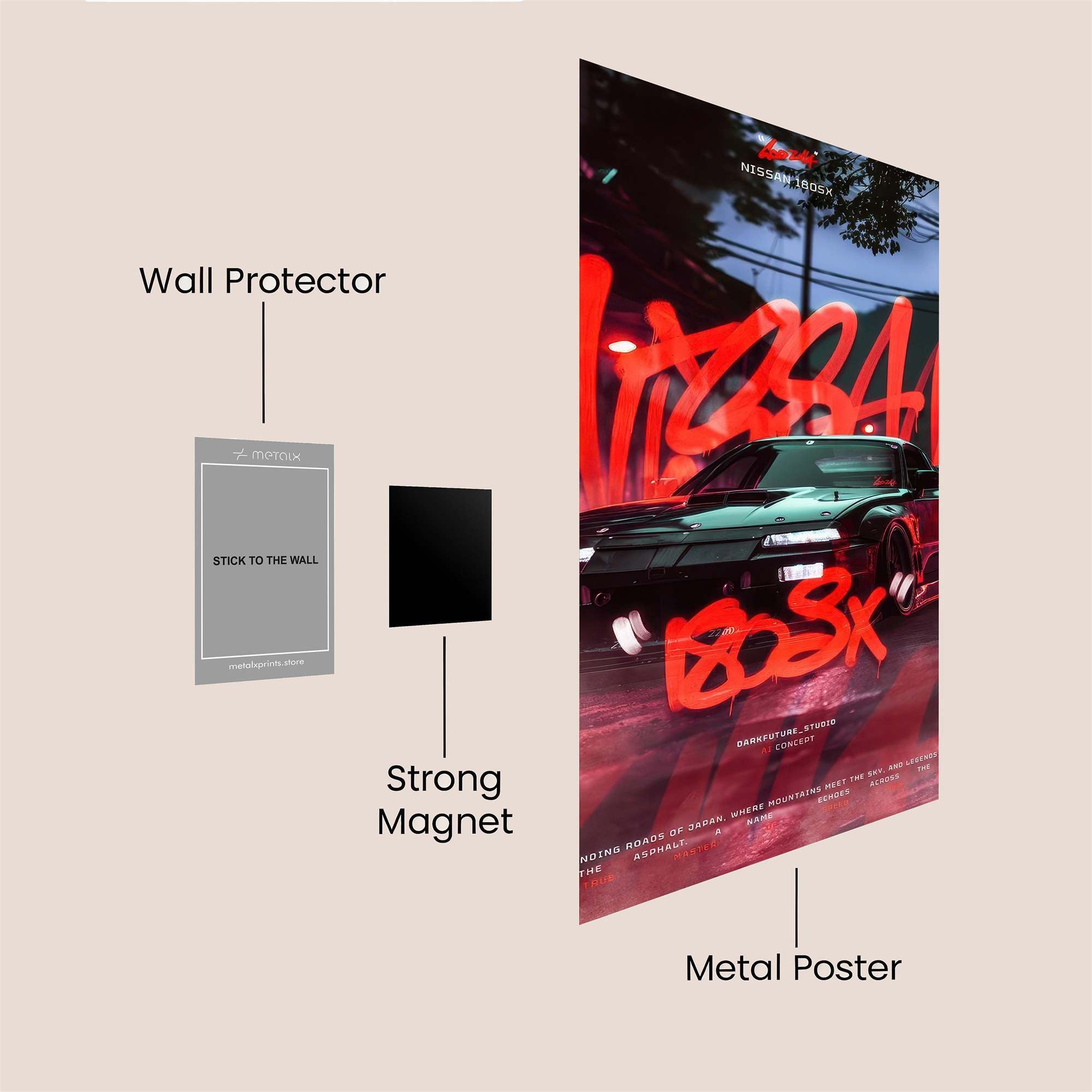Nissan Nocturnal Safe Wall Magnetic / M