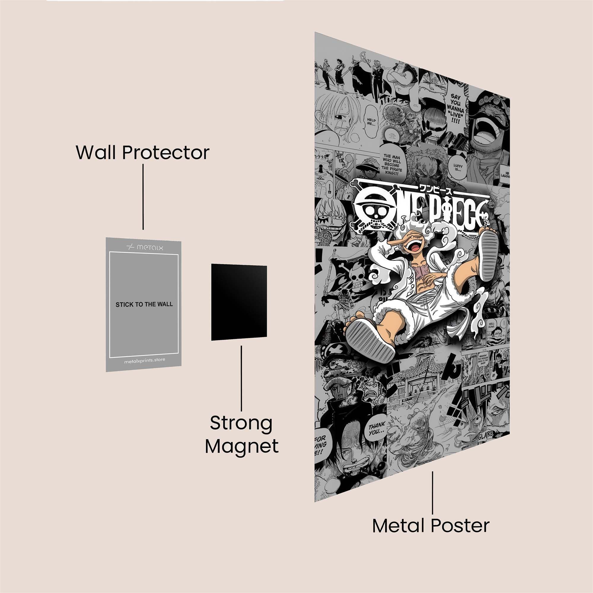 Whitebeard Whimsy Safe Wall Magnetic / M