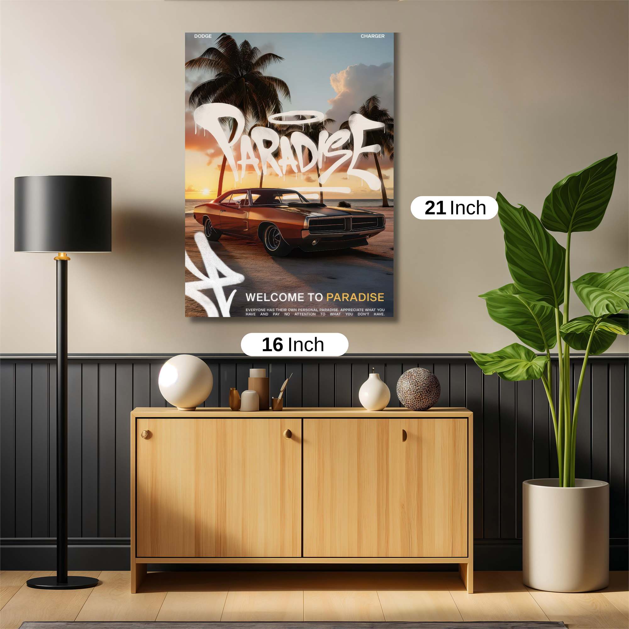 Paradise Dream Safe Wall Magnetic / M