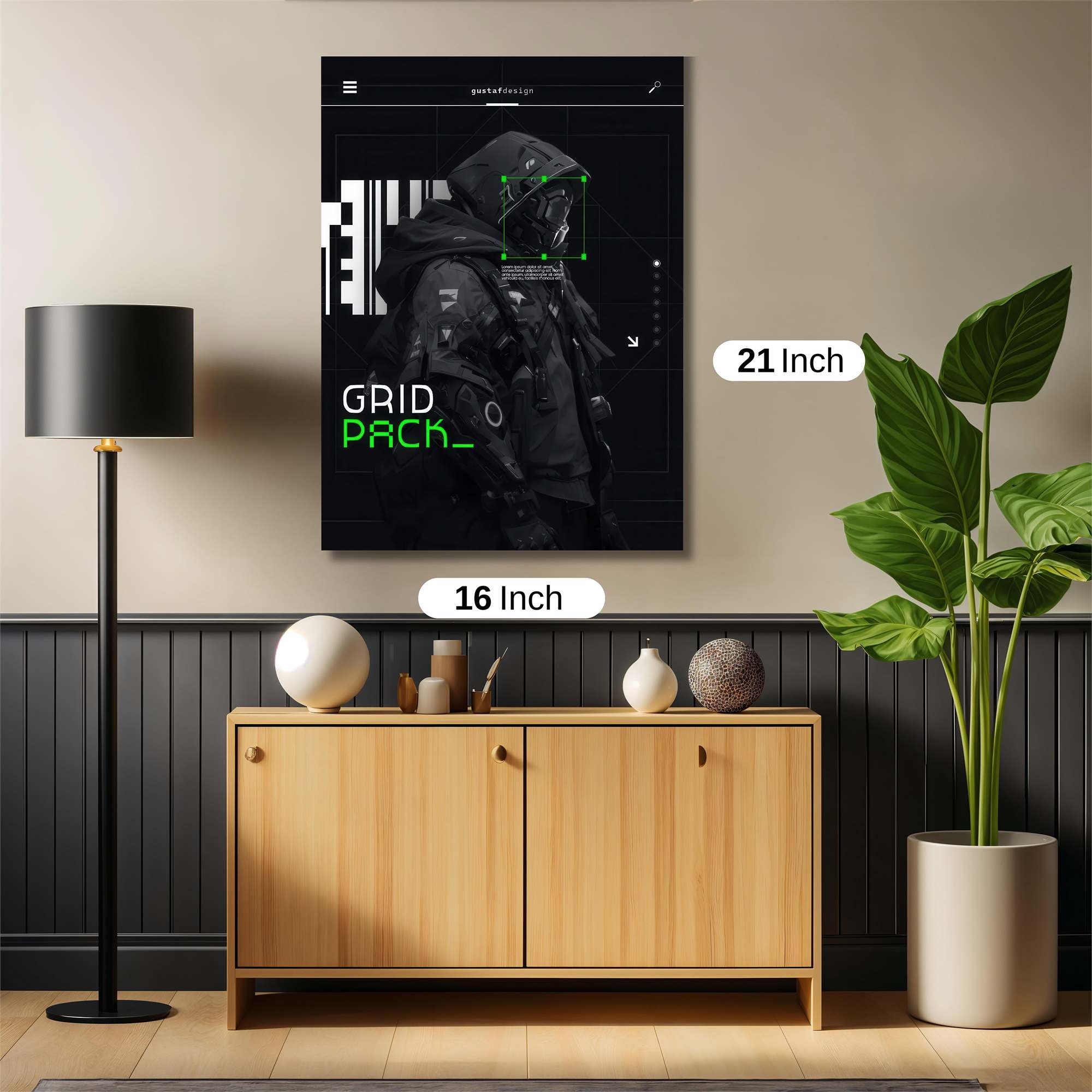 Cyber Nomad Safe Wall Magnetic / M