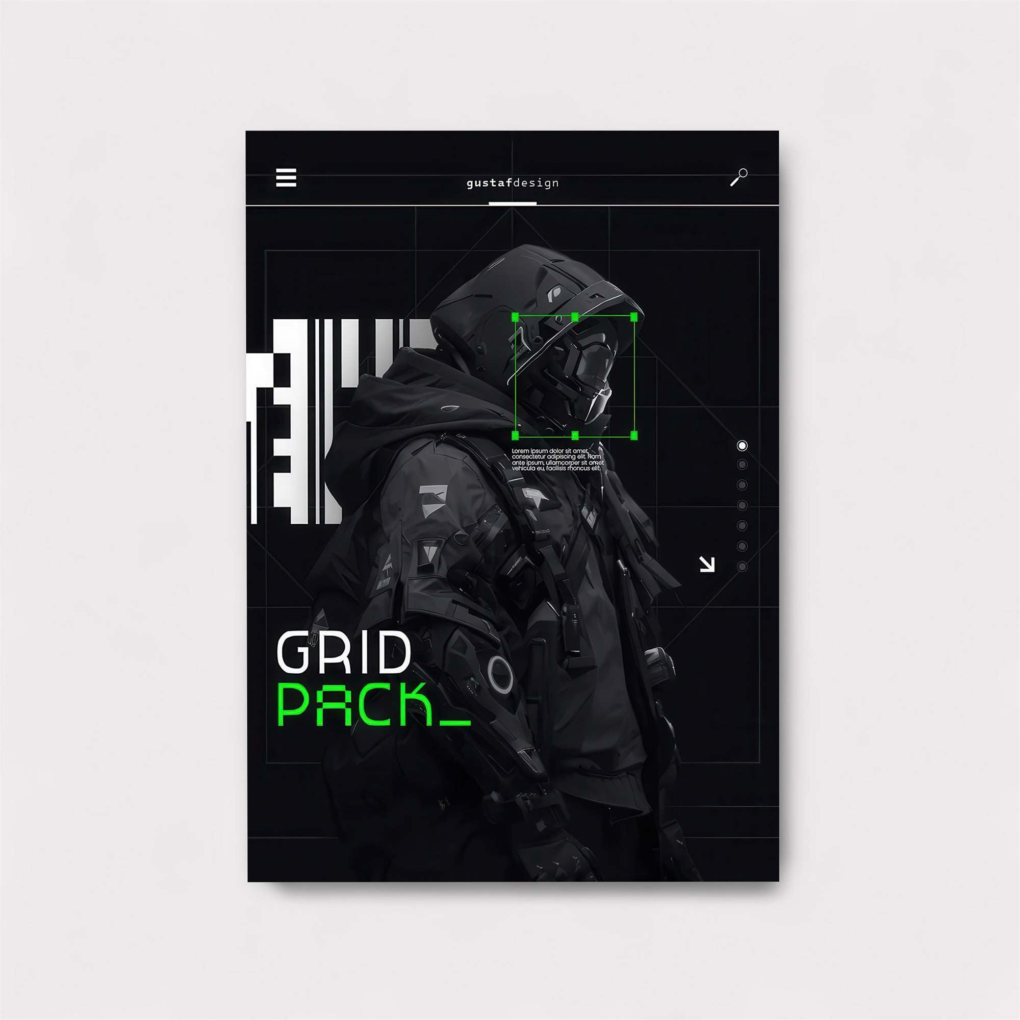 Cyber Nomad Safe Wall Magnetic / M