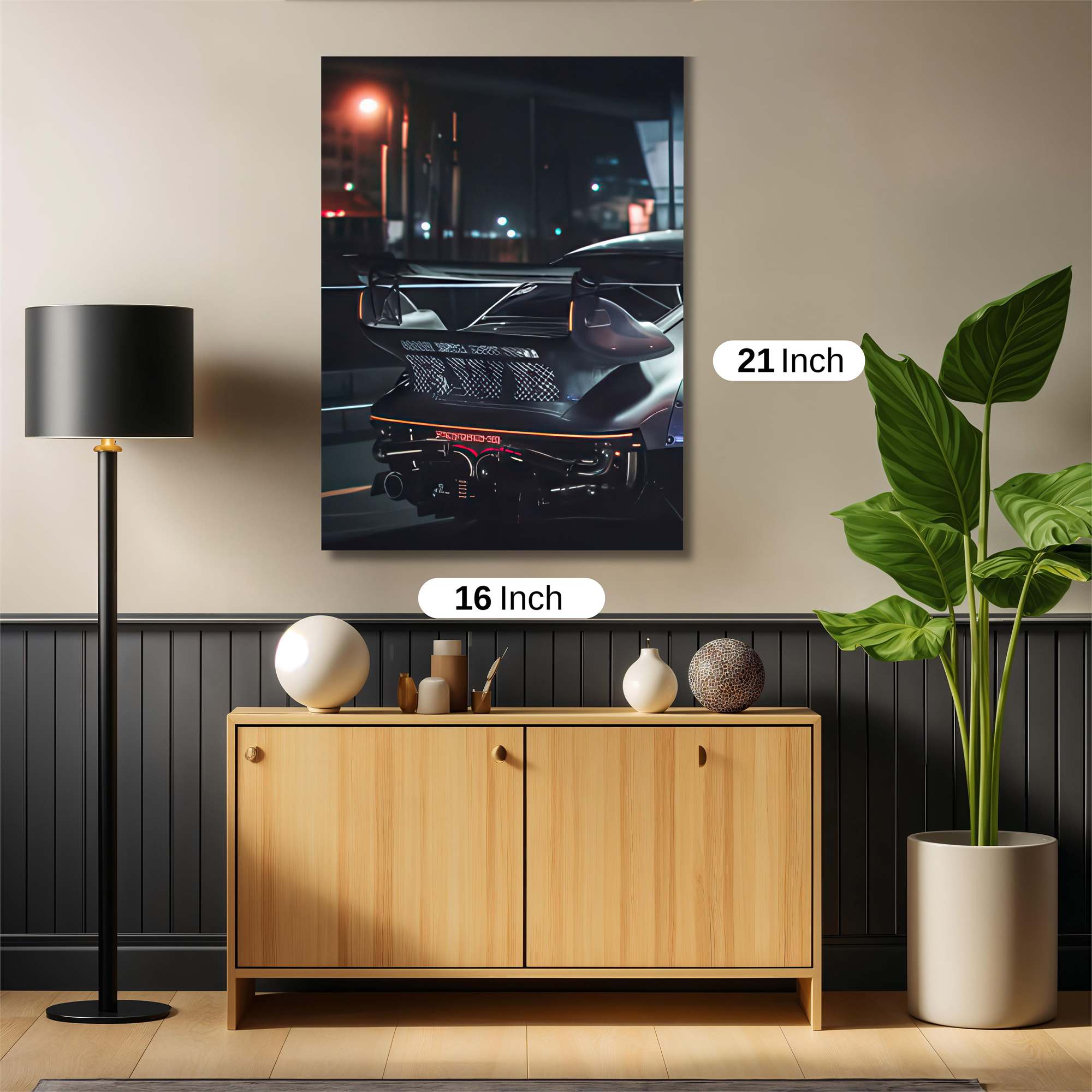 Porsche Nocturnal Safe Wall Magnetic / M