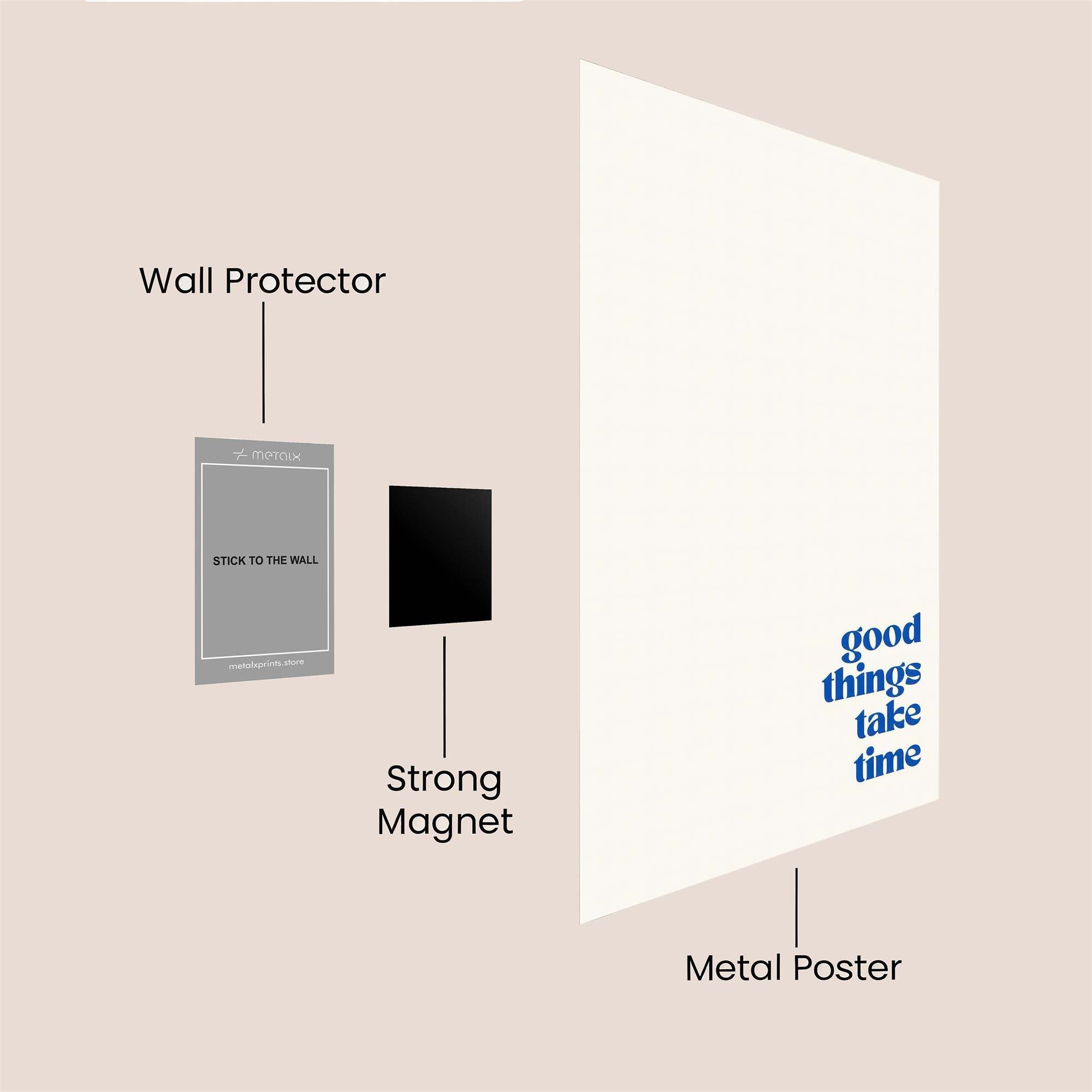 Patience Prevails Safe Wall Magnetic / M