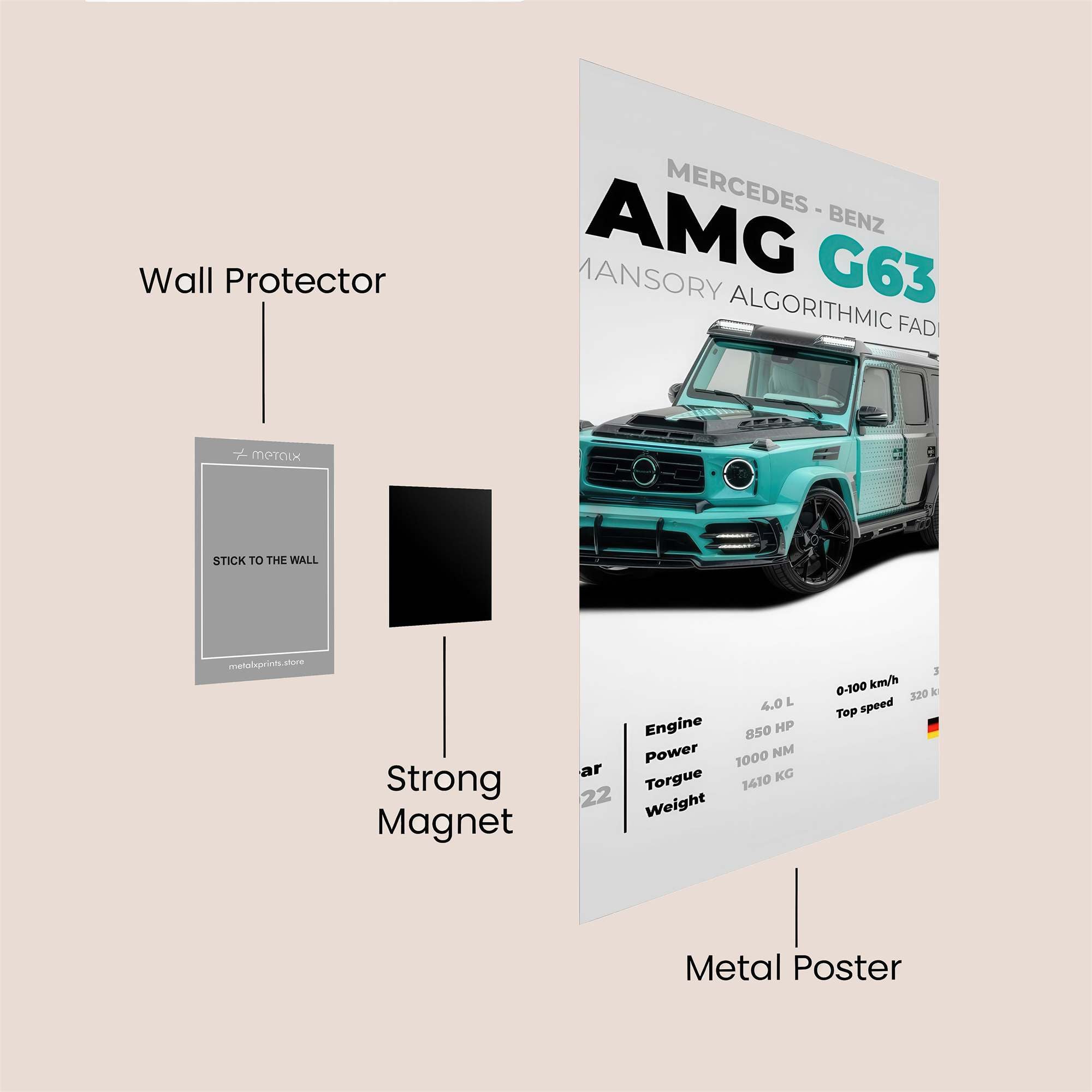 G63 Elegance Safe Wall Magnetic / M