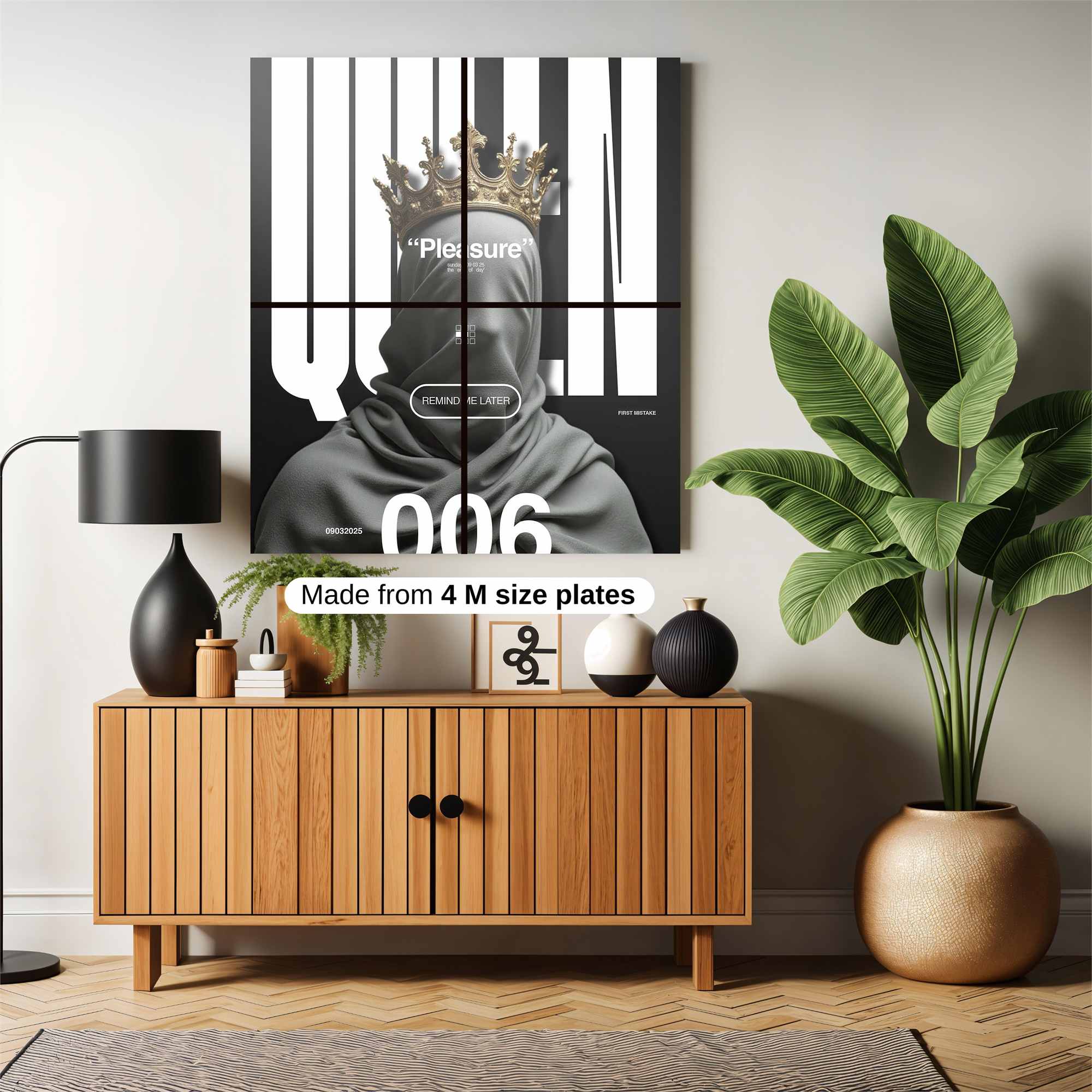 Queen Enigma Safe Wall Magnetic / M