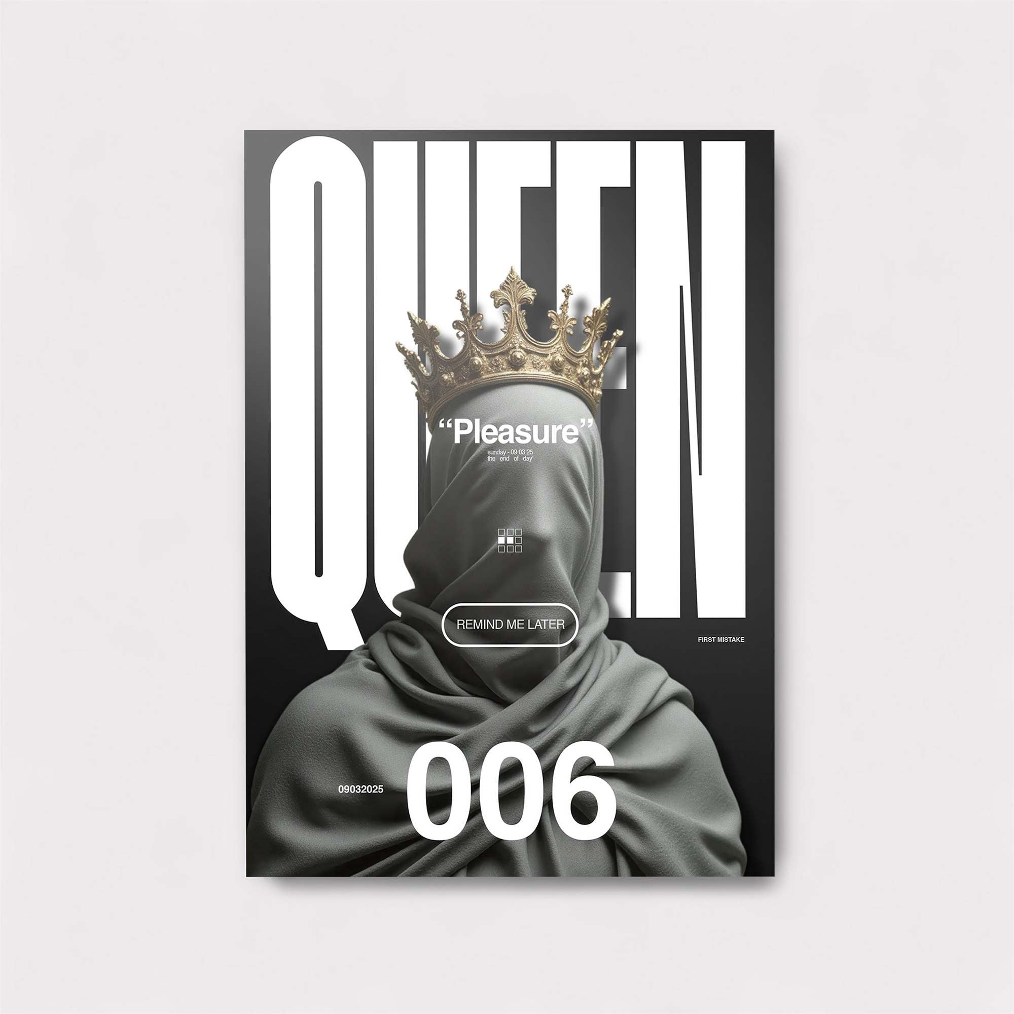 Queen Enigma Safe Wall Magnetic / M