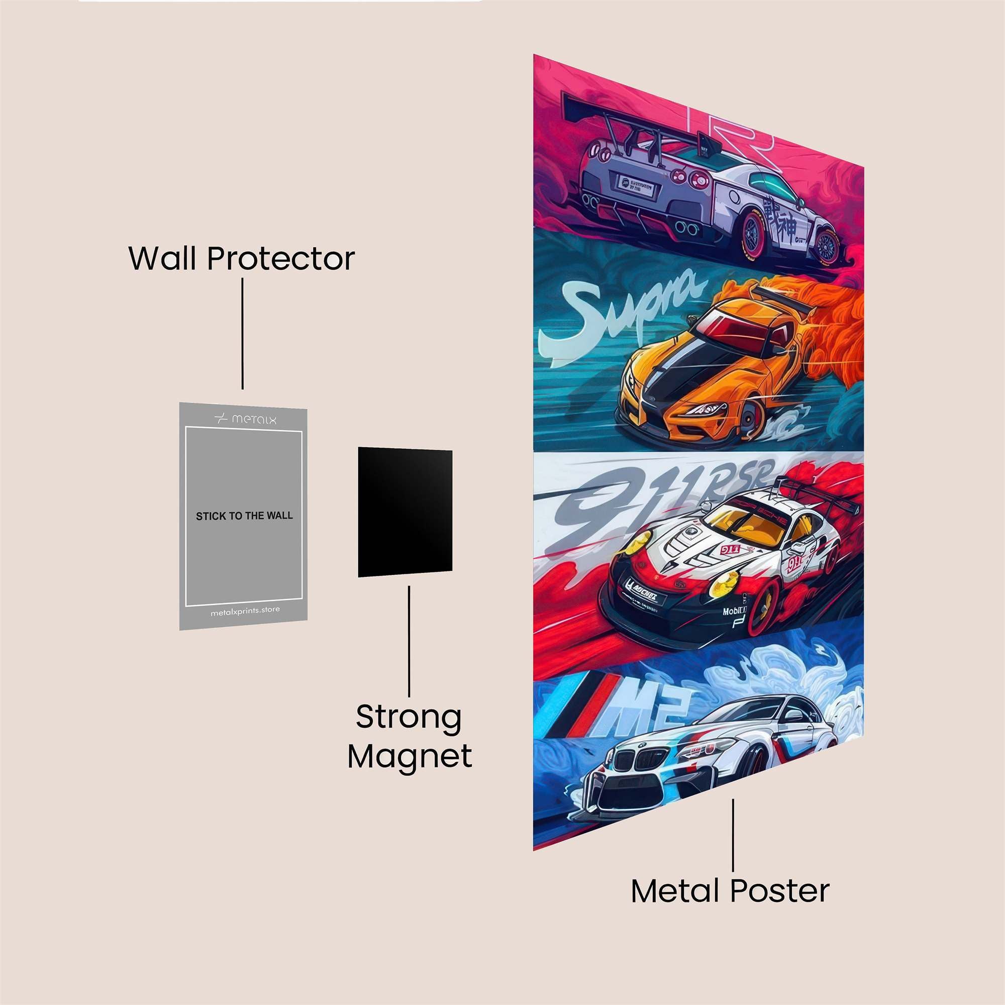 Speed Fusion Safe Wall Magnetic / M