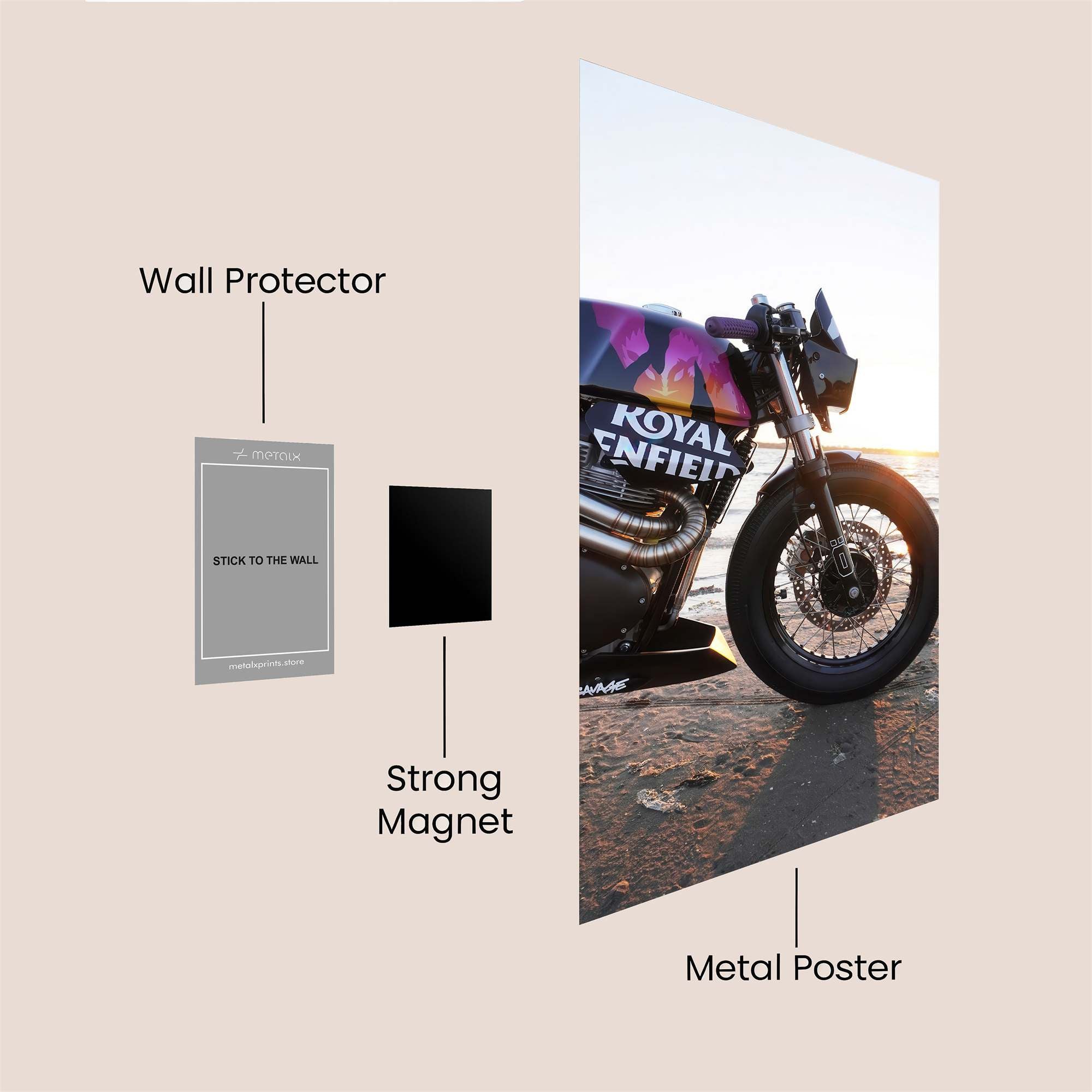 Sunset Serenity Safe Wall Magnetic / M