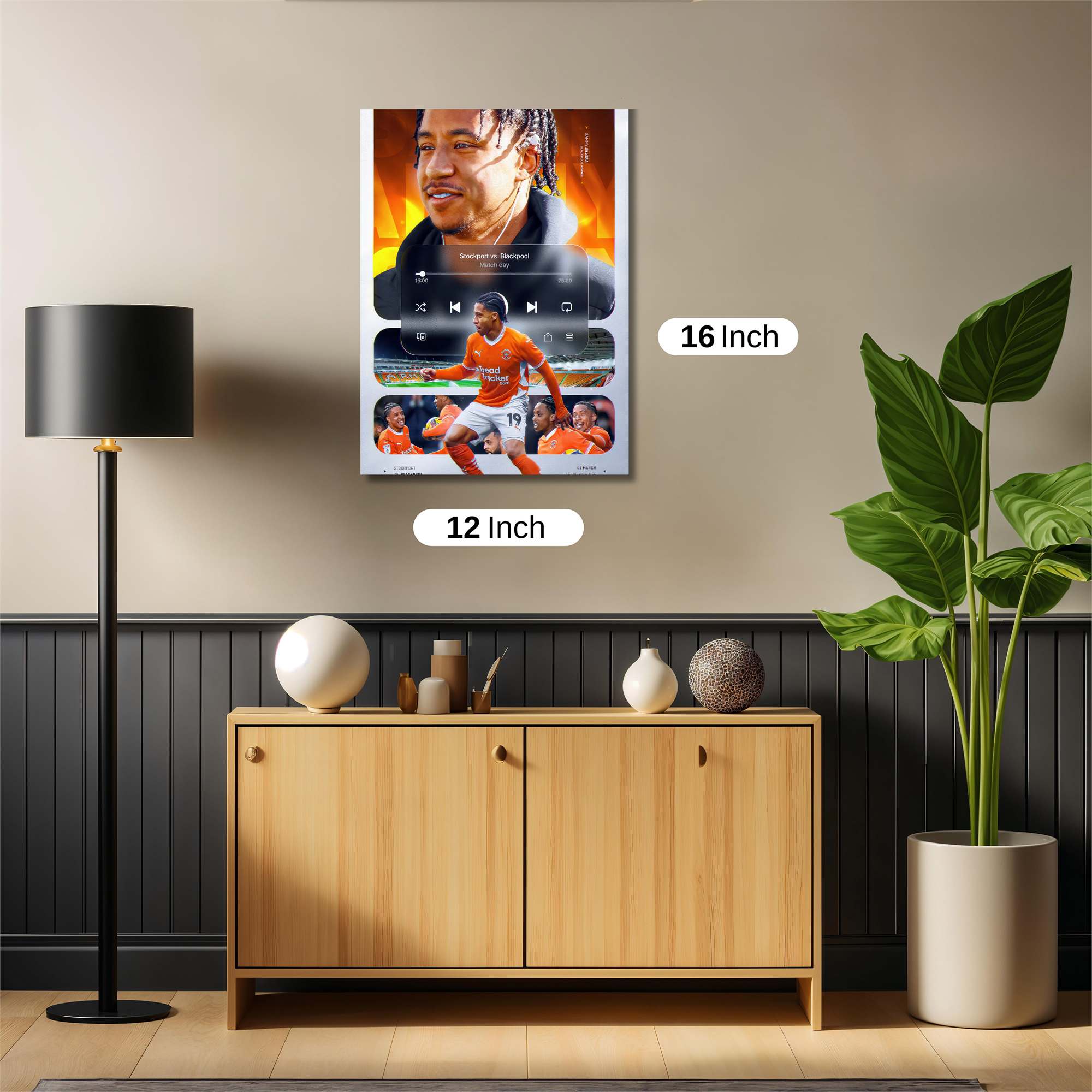 Nunez Fiery Safe Wall Magnetic / M
