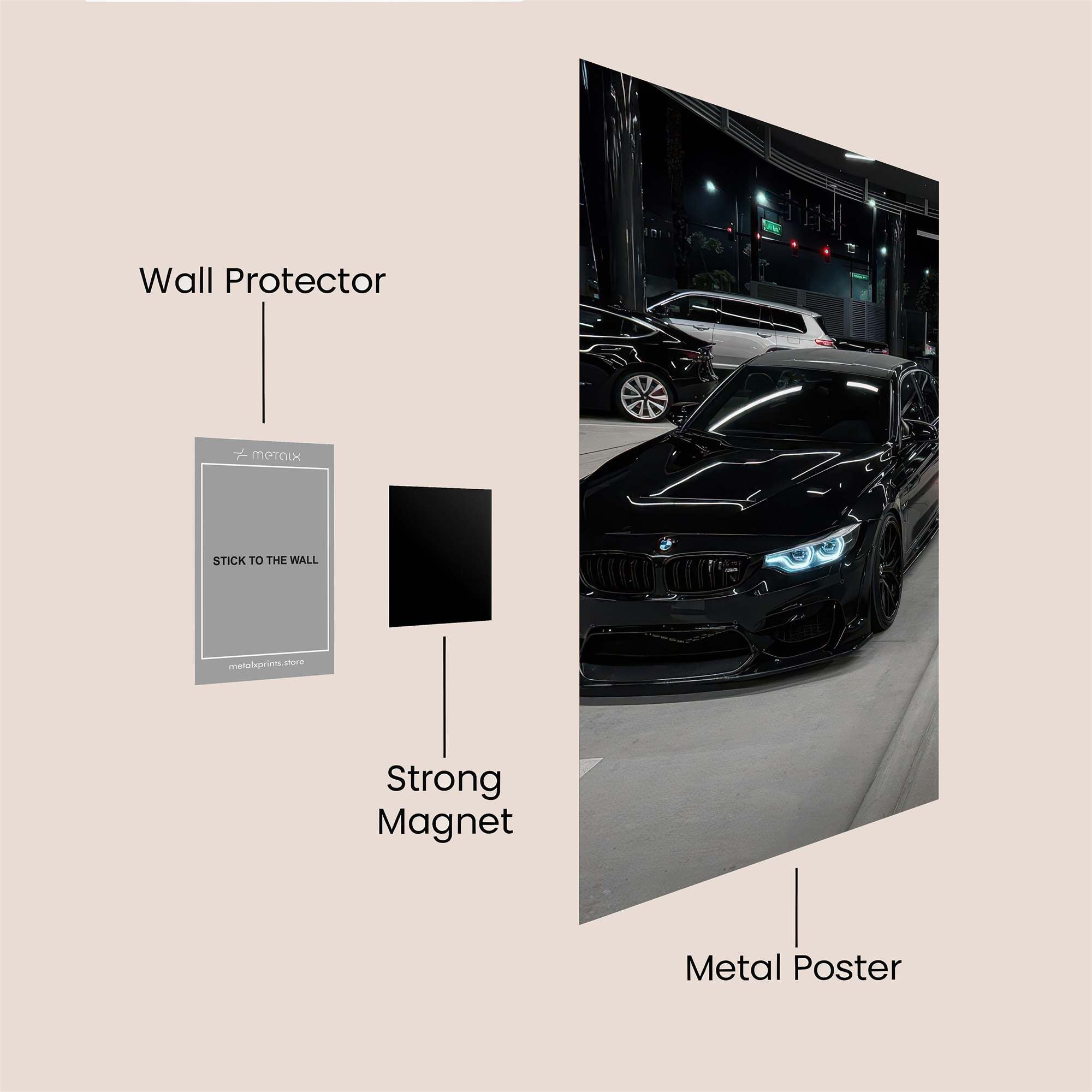 BMW Stealth Safe Wall Magnetic / M
