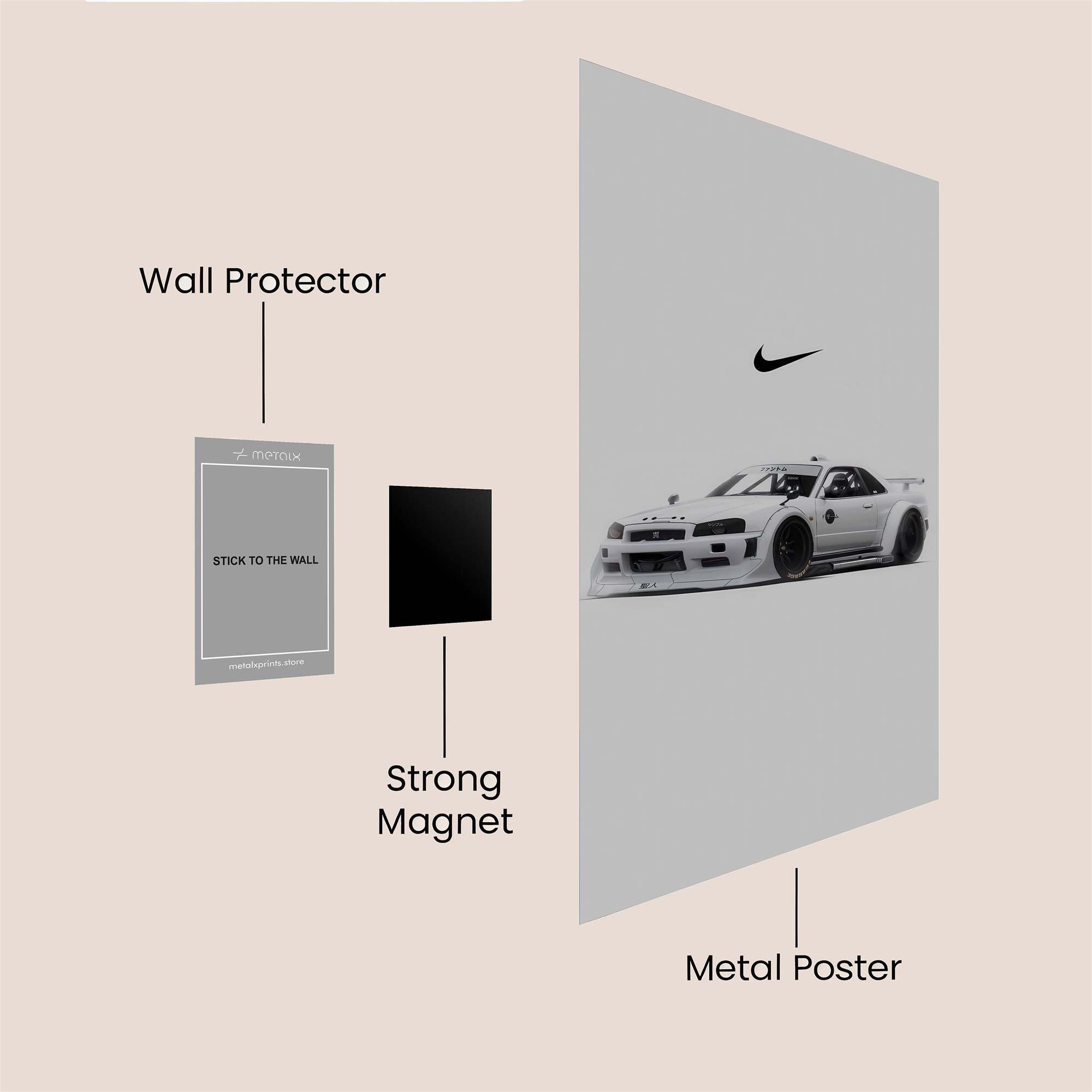 Skyline Serenity Safe Wall Magnetic / M