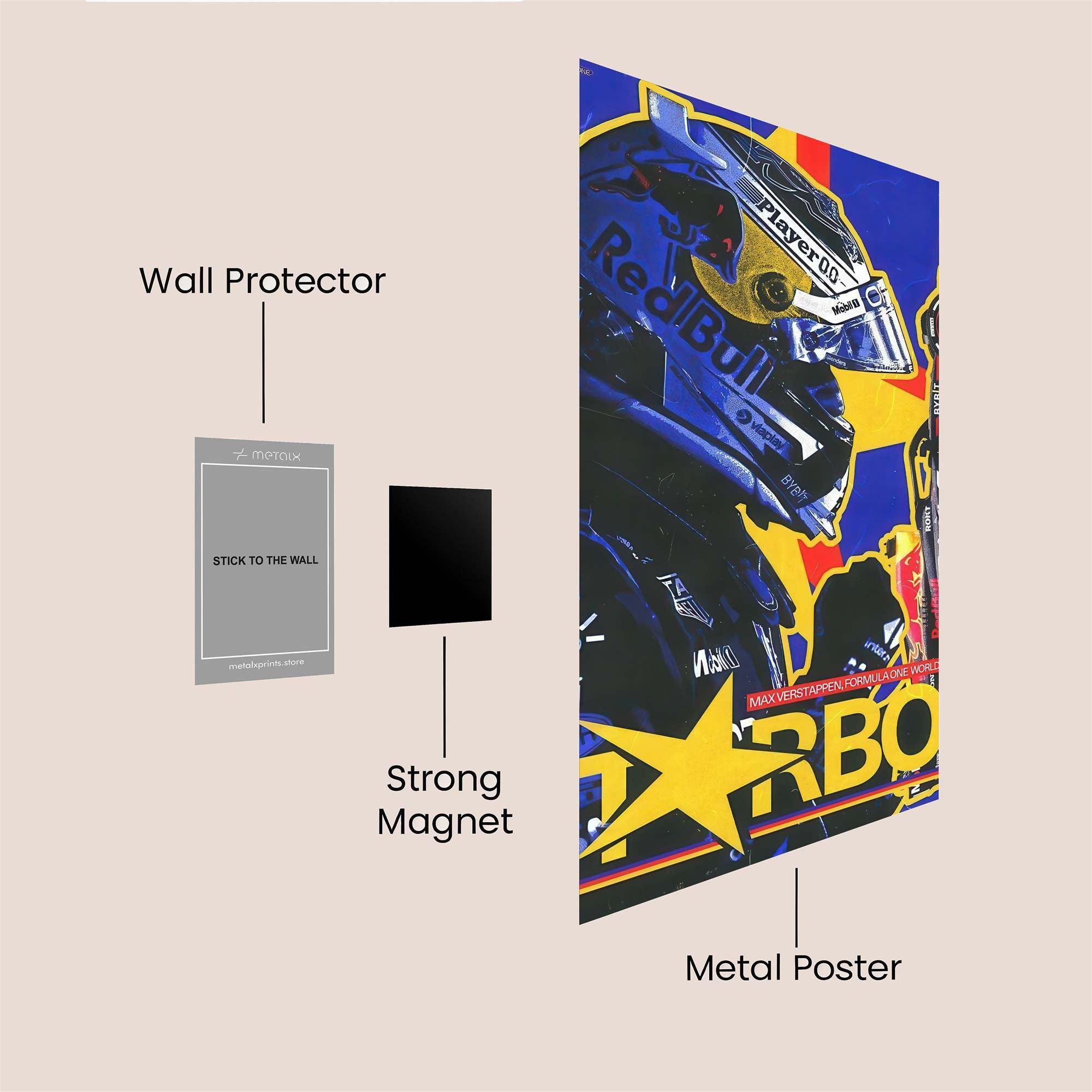 Verstappen Velocity Safe Wall Magnetic / M