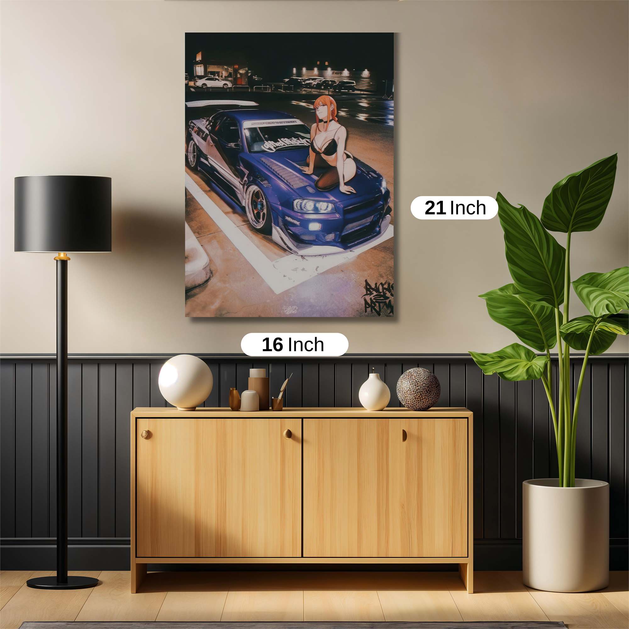 Silvia Seductive Safe Wall Magnetic / M