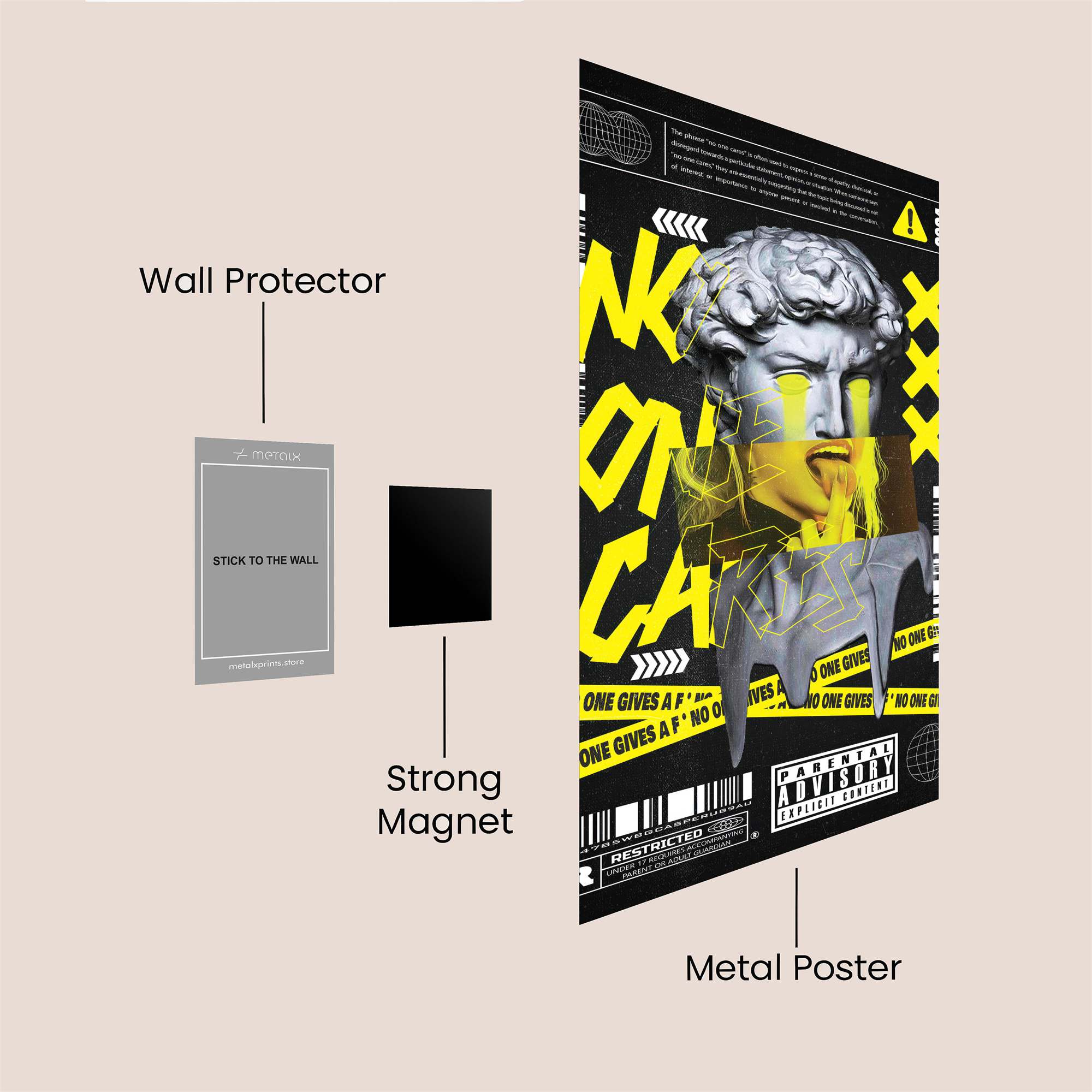 David Defiant Safe Wall Magnetic / M