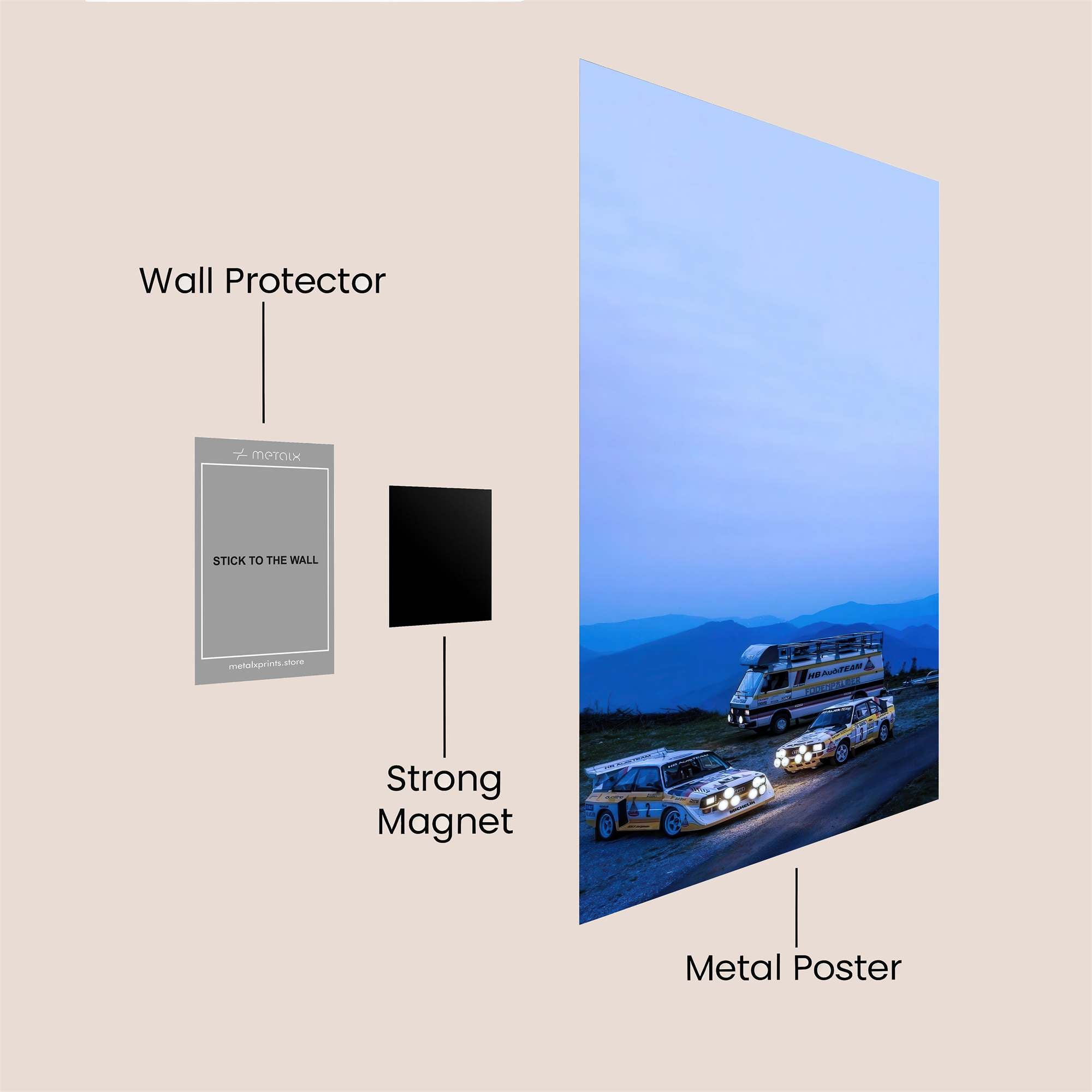 Rally Twilight Safe Wall Magnetic / M