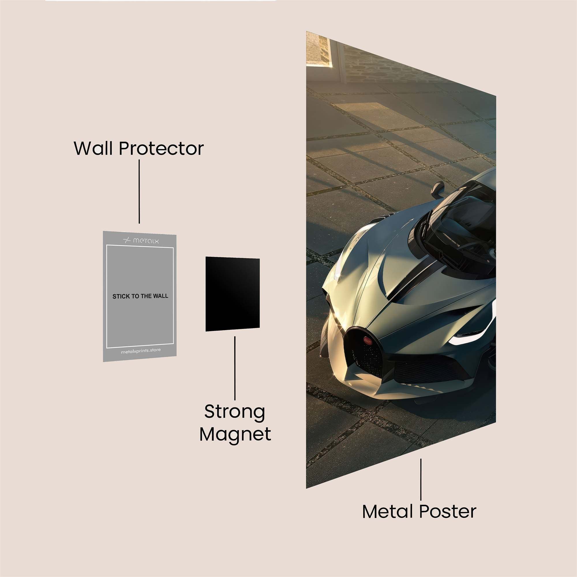 Bugatti Elegance Safe Wall Magnetic / M