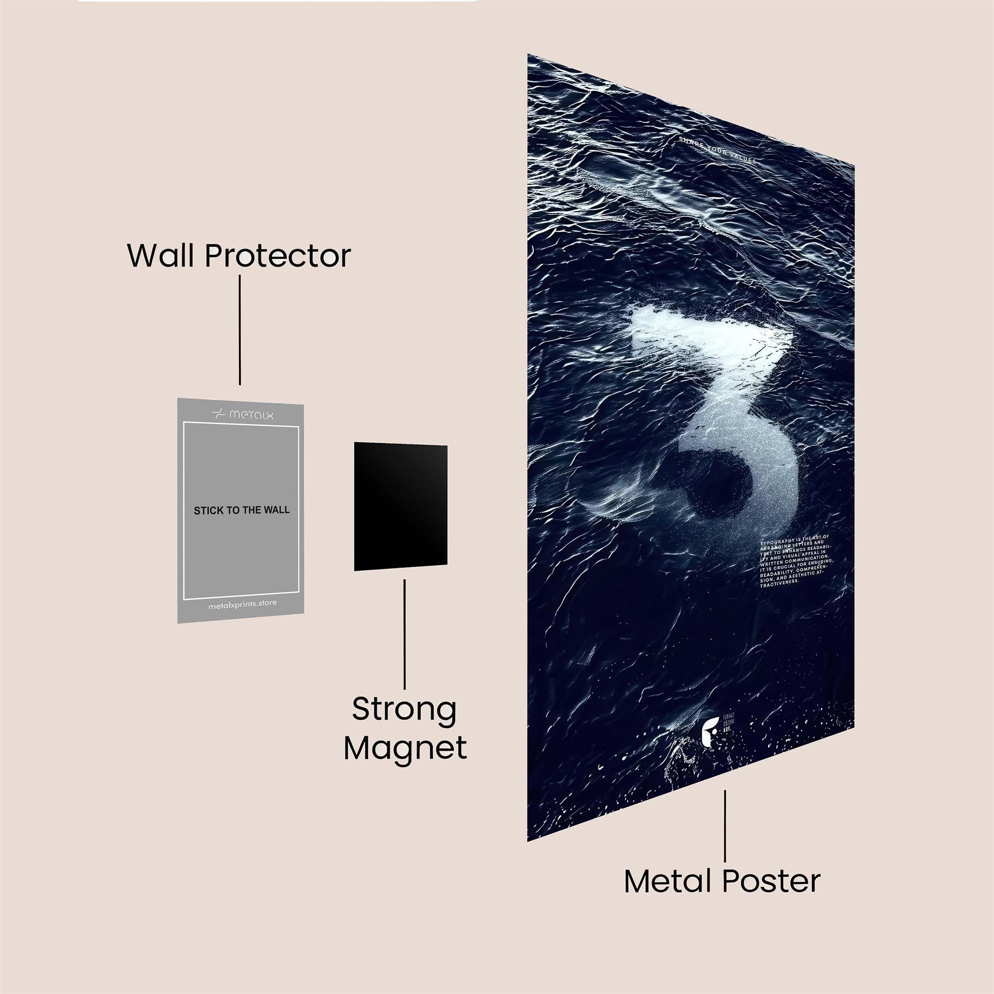 Number Enigma Safe Wall Magnetic / M