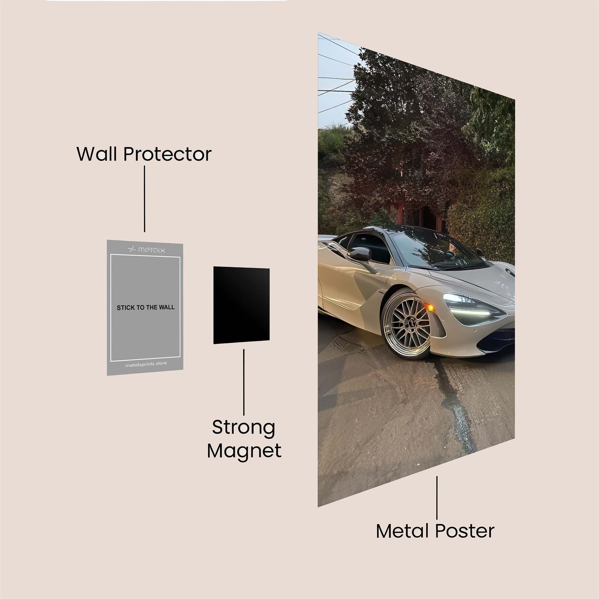 McLaren Serenity Safe Wall Magnetic / M