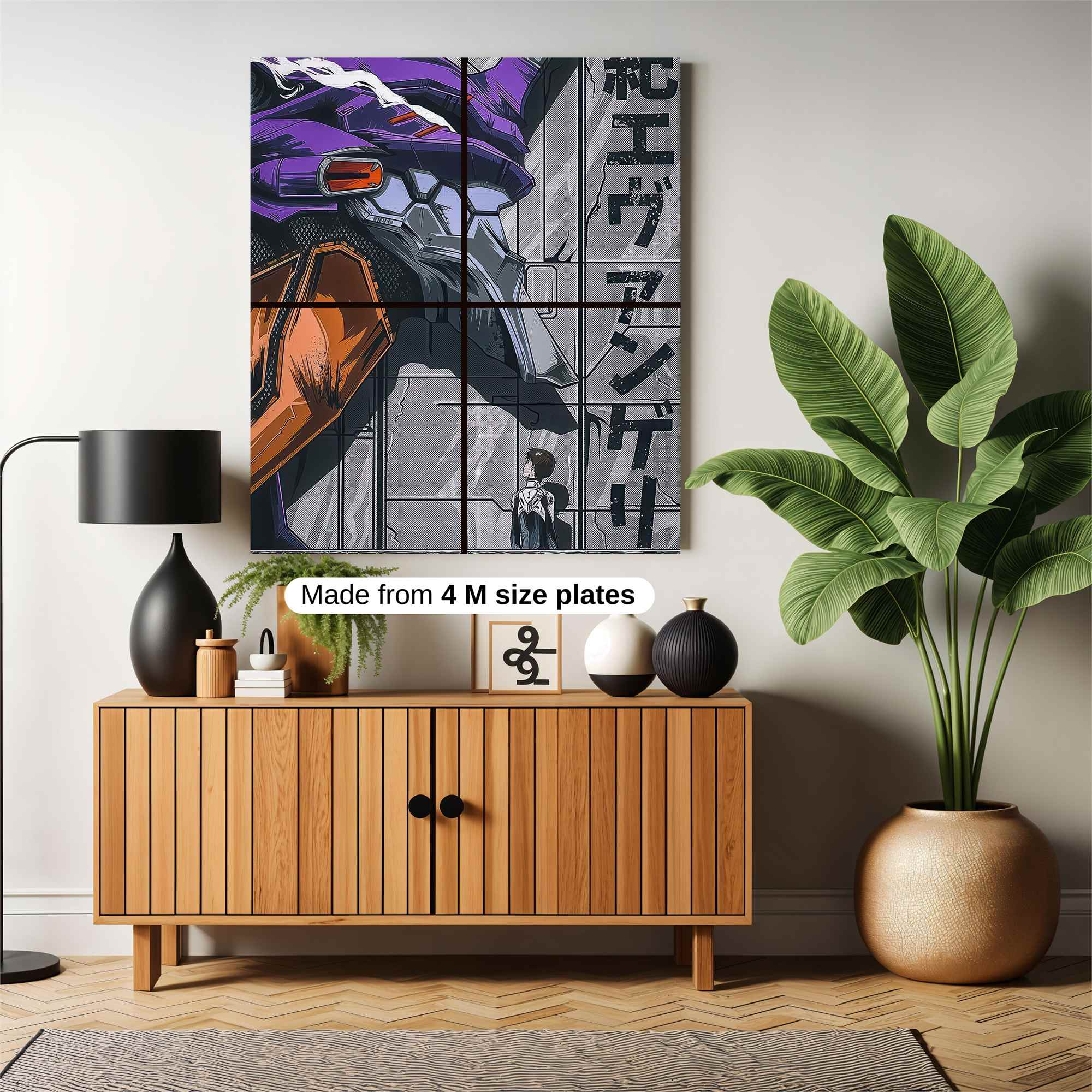 Evangelion Somber Safe Wall Magnetic / M