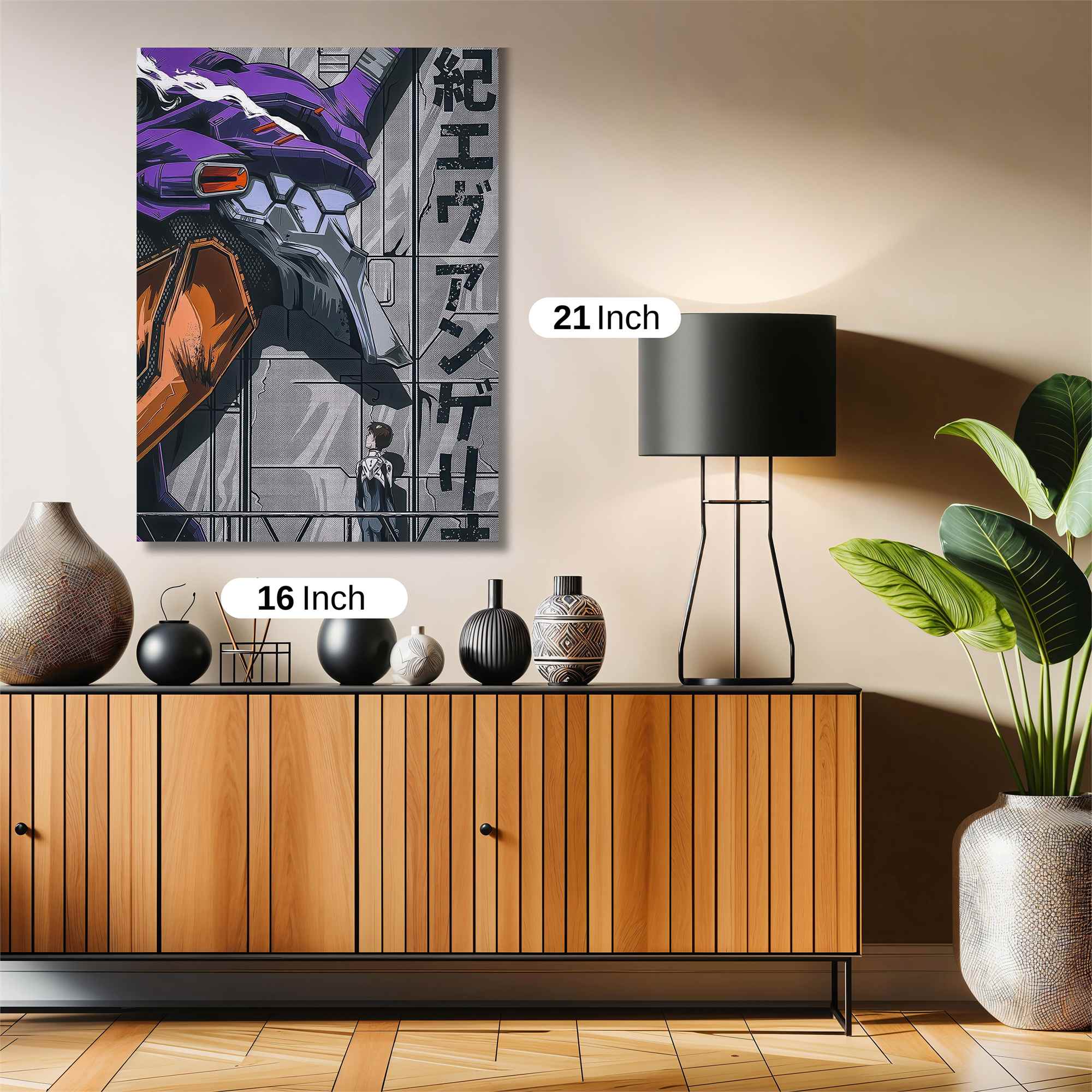 Evangelion Somber Safe Wall Magnetic / M