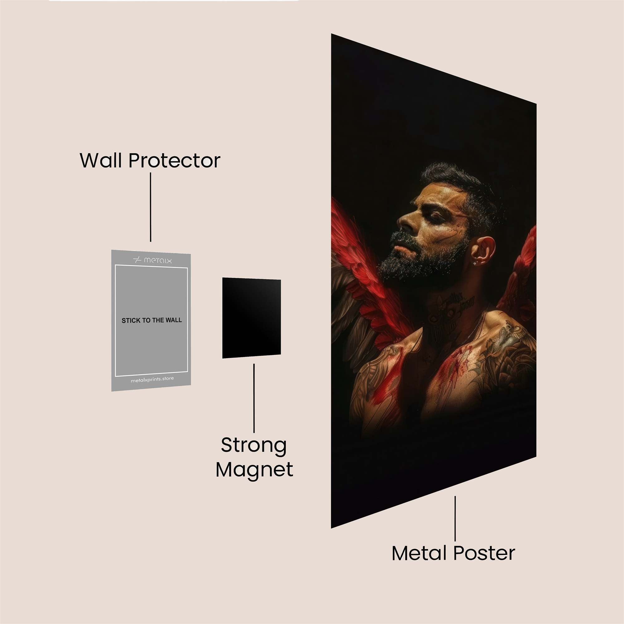 Virat Valor Safe Wall Magnetic / M