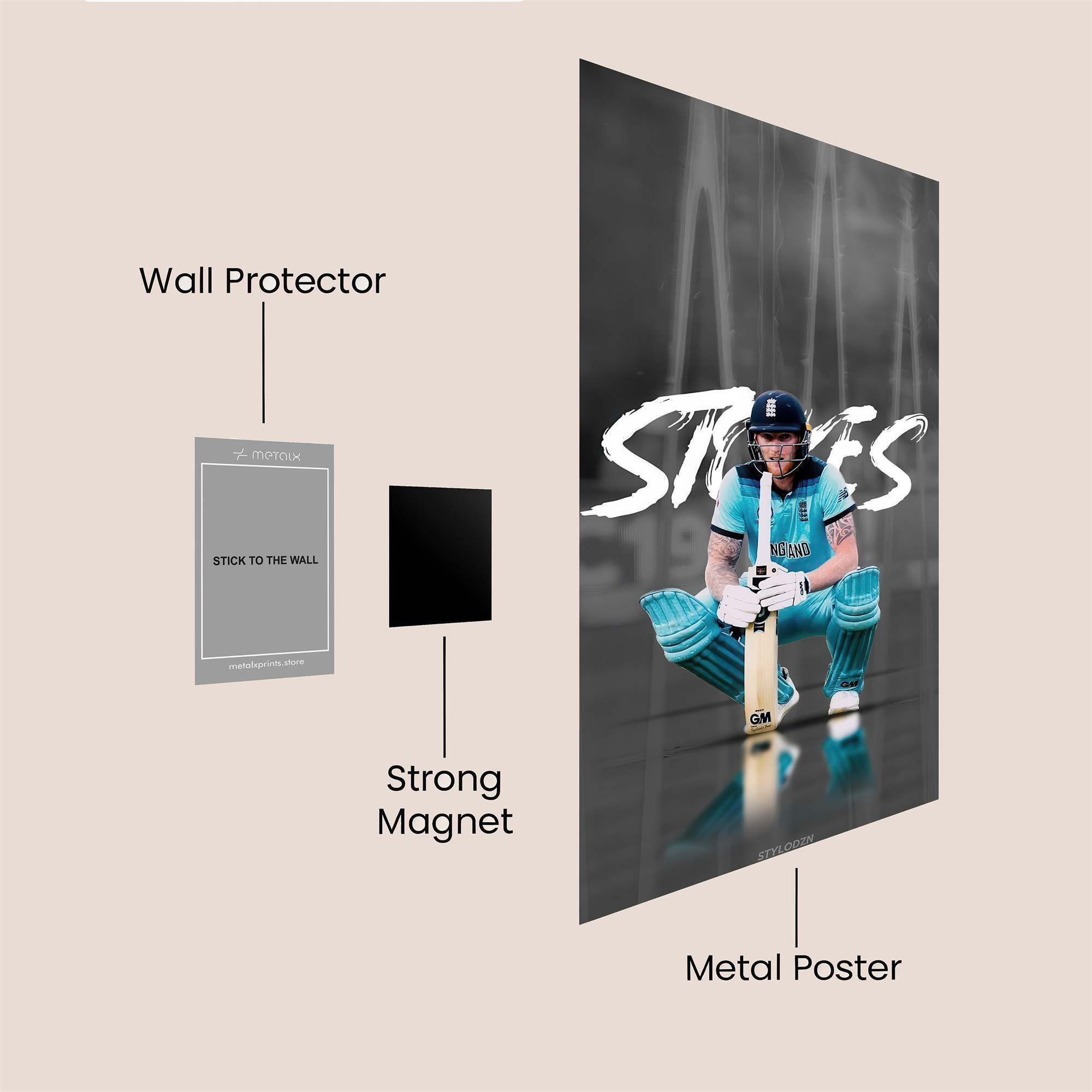 Stokes Radiance Safe Wall Magnetic / M