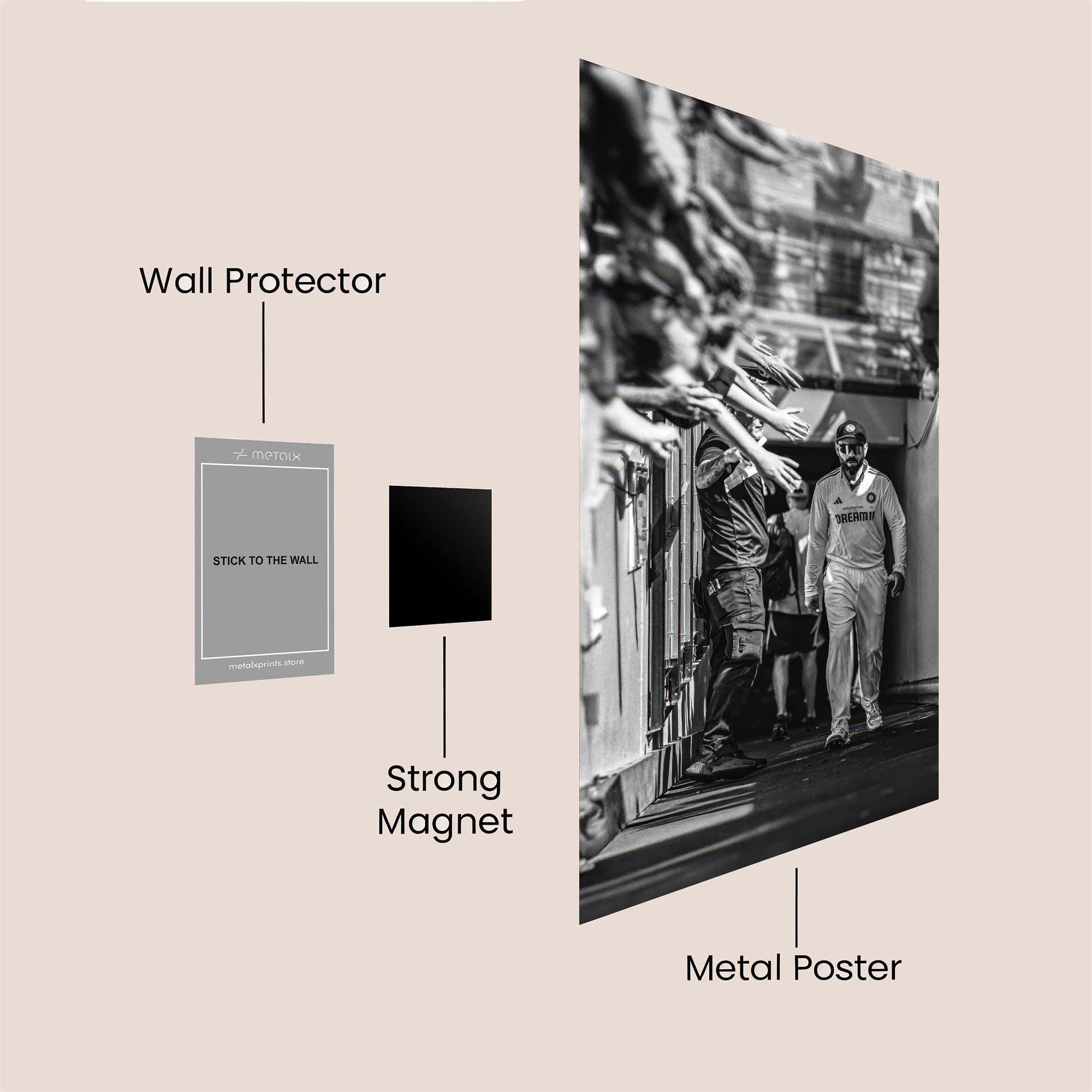 Virat Triumphant Safe Wall Magnetic / M