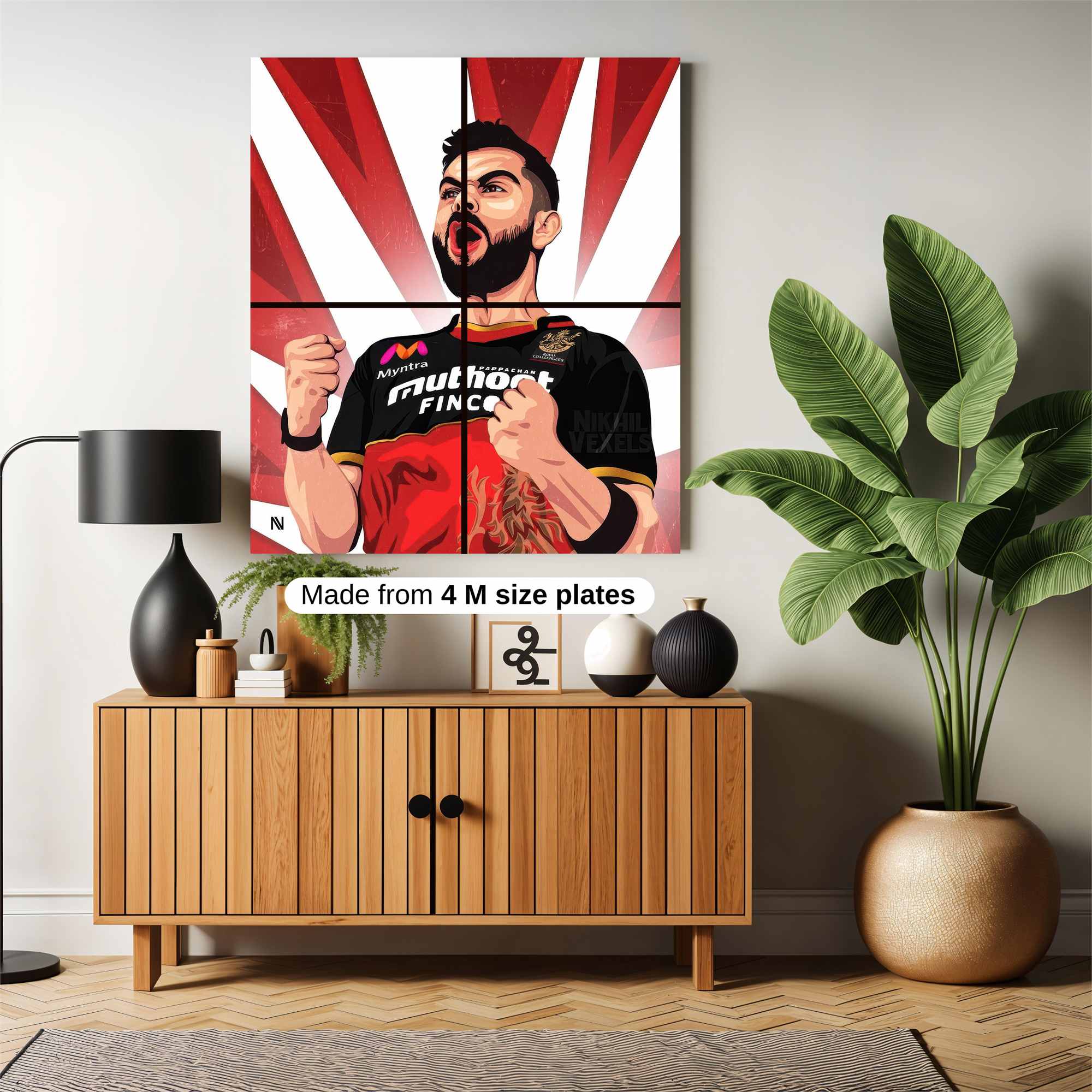 Kohli Triumphant Safe Wall Magnetic / M