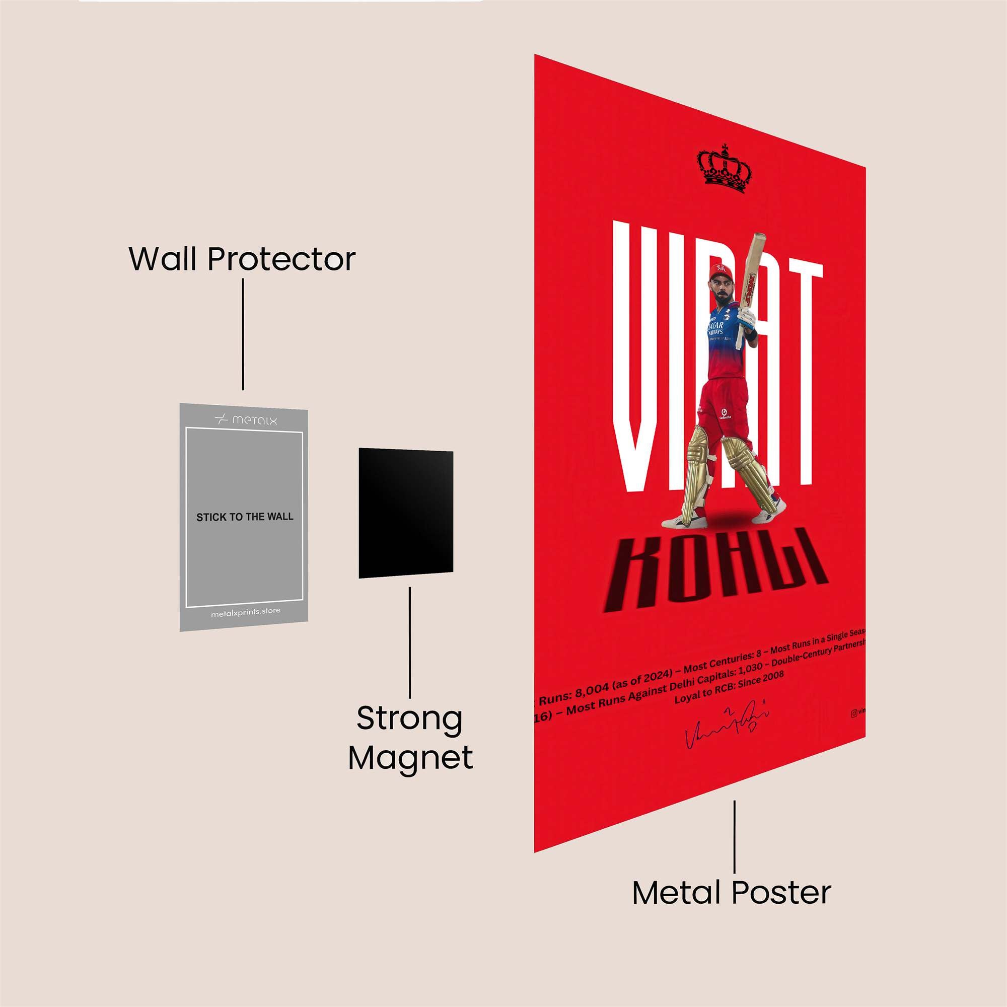 Virat Victorious Safe Wall Magnetic / M
