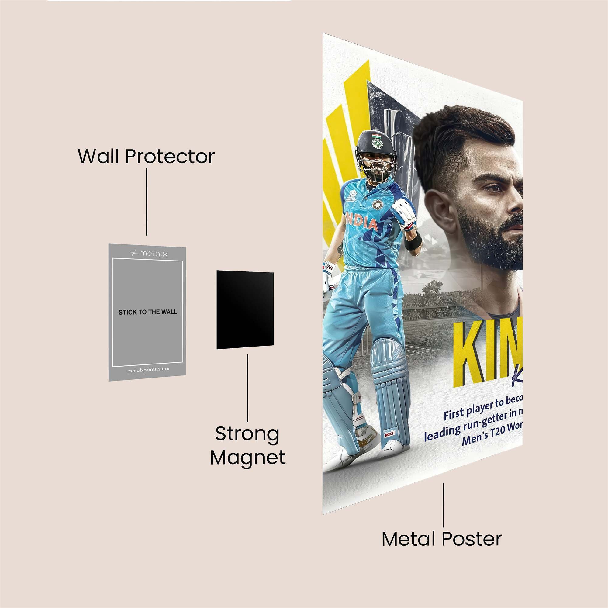 Virat Victorious Safe Wall Magnetic / M